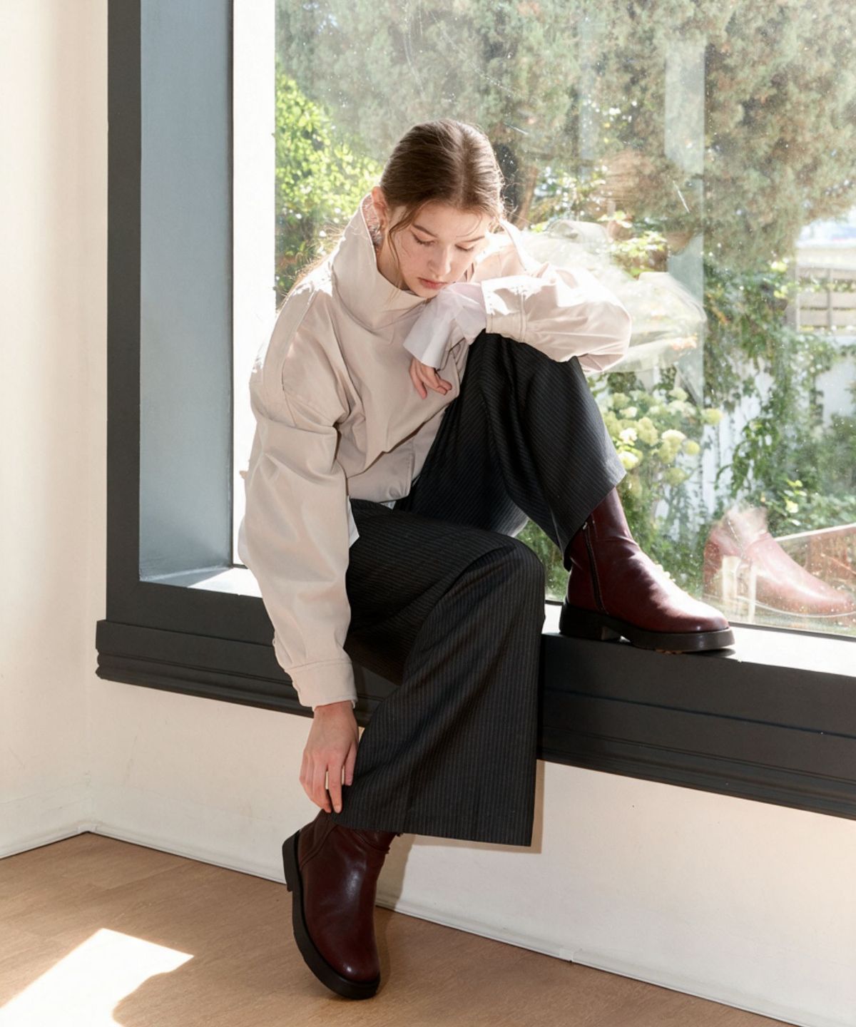 스퍼(SPUR) Cathy Minimal Mid Boots 미들 부츠 4.5cm -VA8069 (2color)