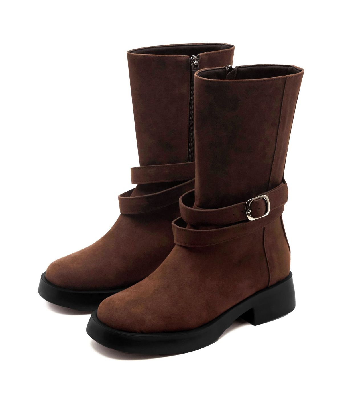 스퍼(SPUR) Cathy Belted Mid Boots 미들 부츠 4.5cm -VA8068 (2color)