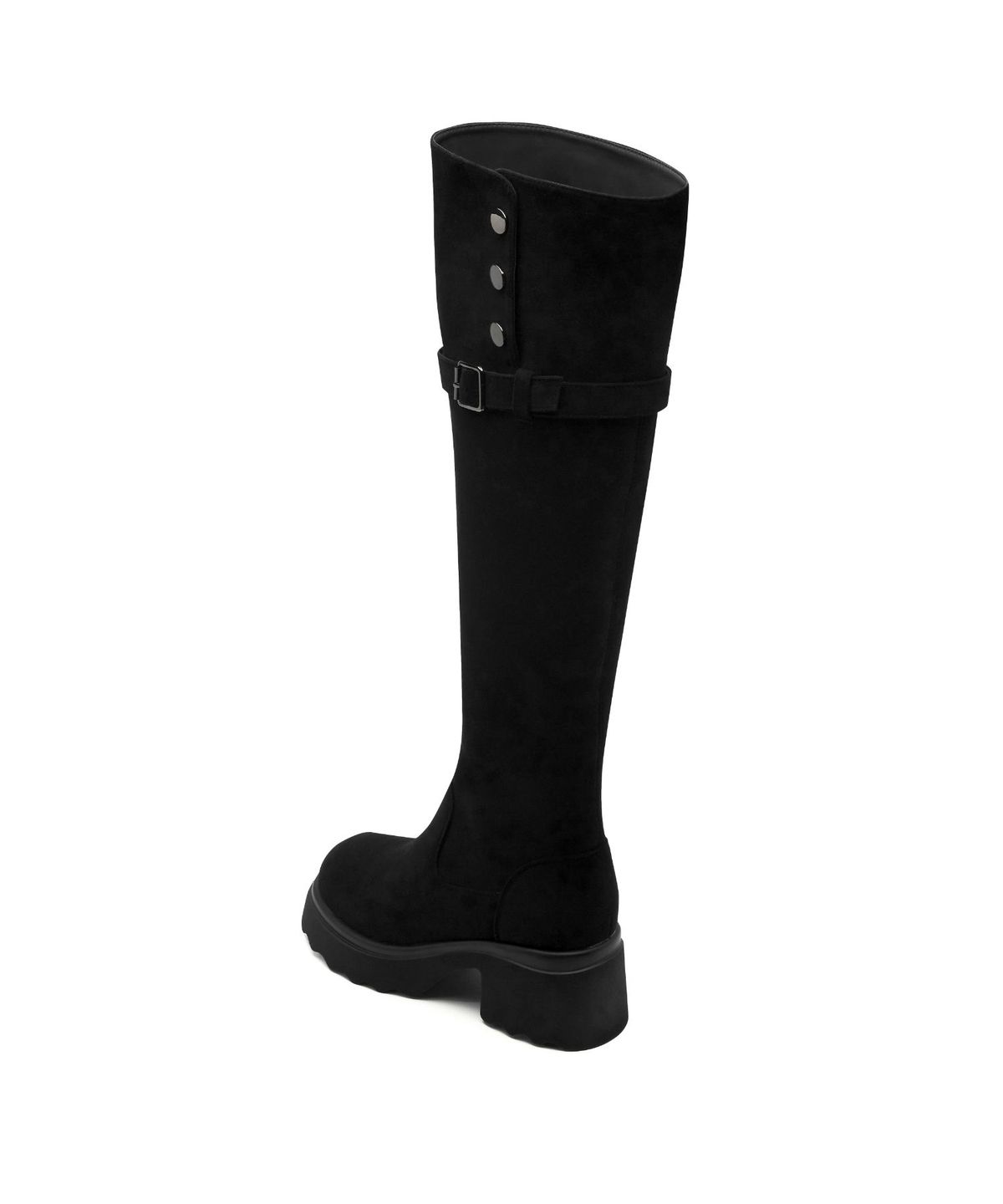스퍼(SPUR) Slouchy Belted Flatform Long Boots 스웨이드 롱 부츠 7.5cm -VA9071 (1color)