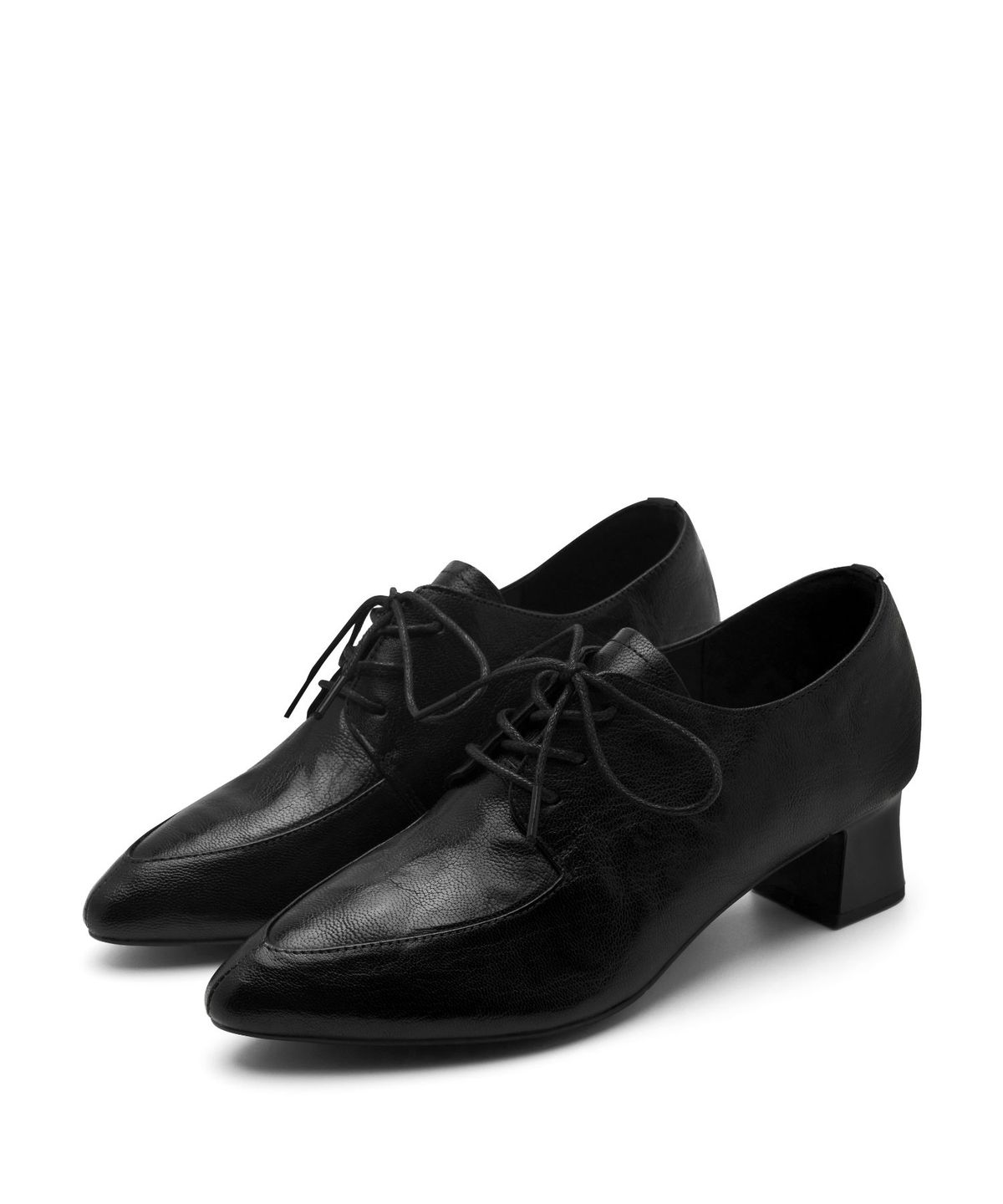 스퍼(SPUR) Jade Oblique Middle Loafer 양가죽 램스킨 로퍼 5cm -WA9012 (2color)