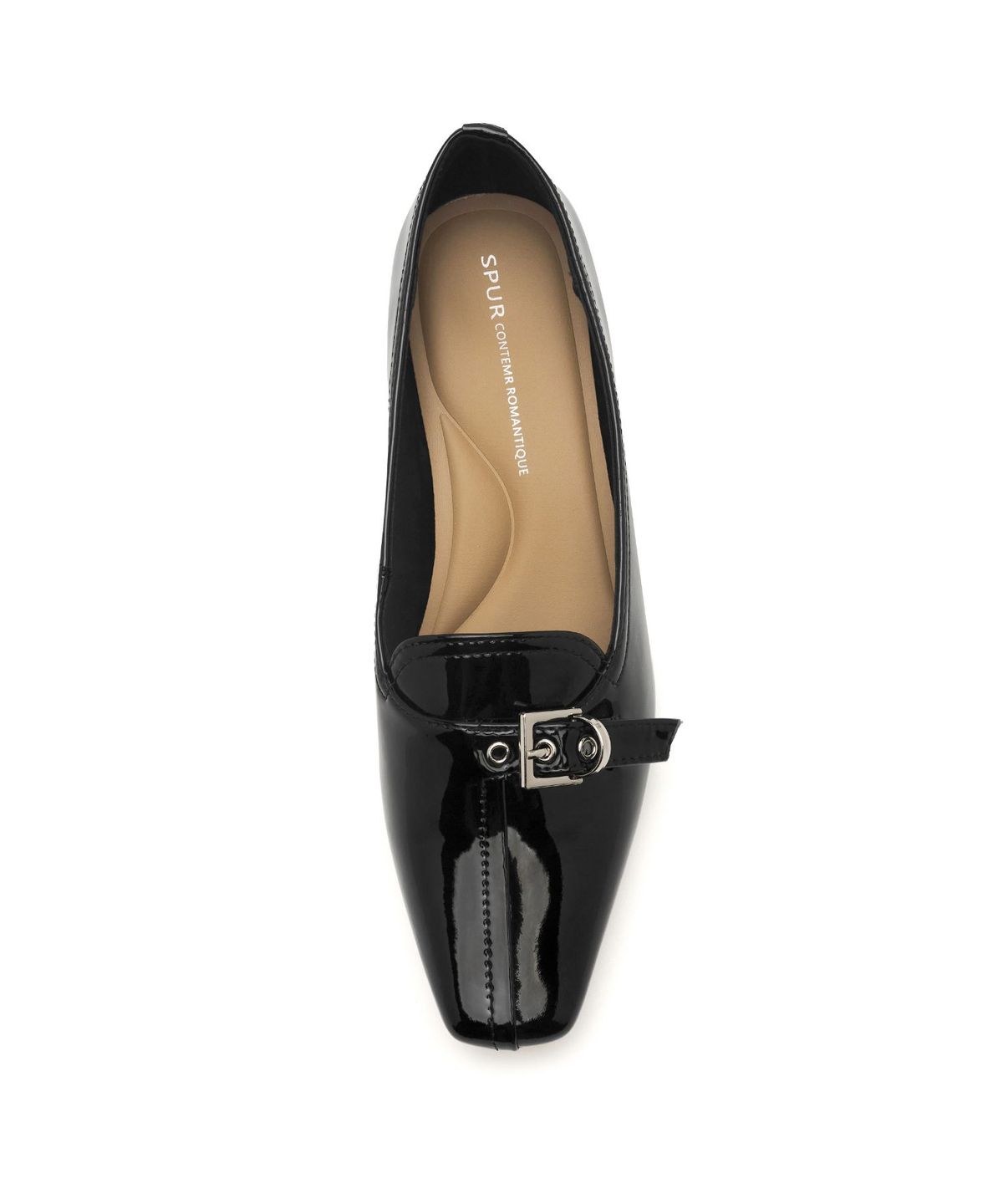 스퍼(SPUR) Lene Belted Middle Pumps 소가죽 힐 펌프스 4.5cm -WA9013 (2color)