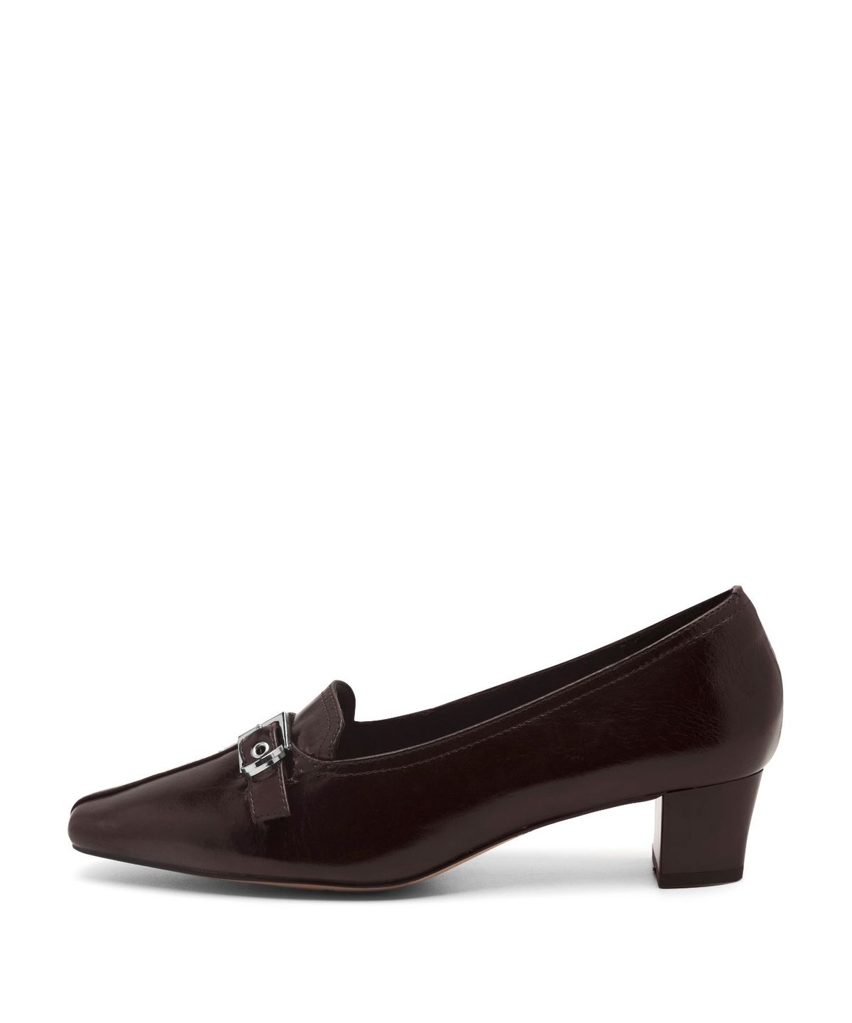 스퍼(SPUR) Lene Belted Middle Pumps 소가죽 힐 펌프스 4.5cm -WA9013 (2color)