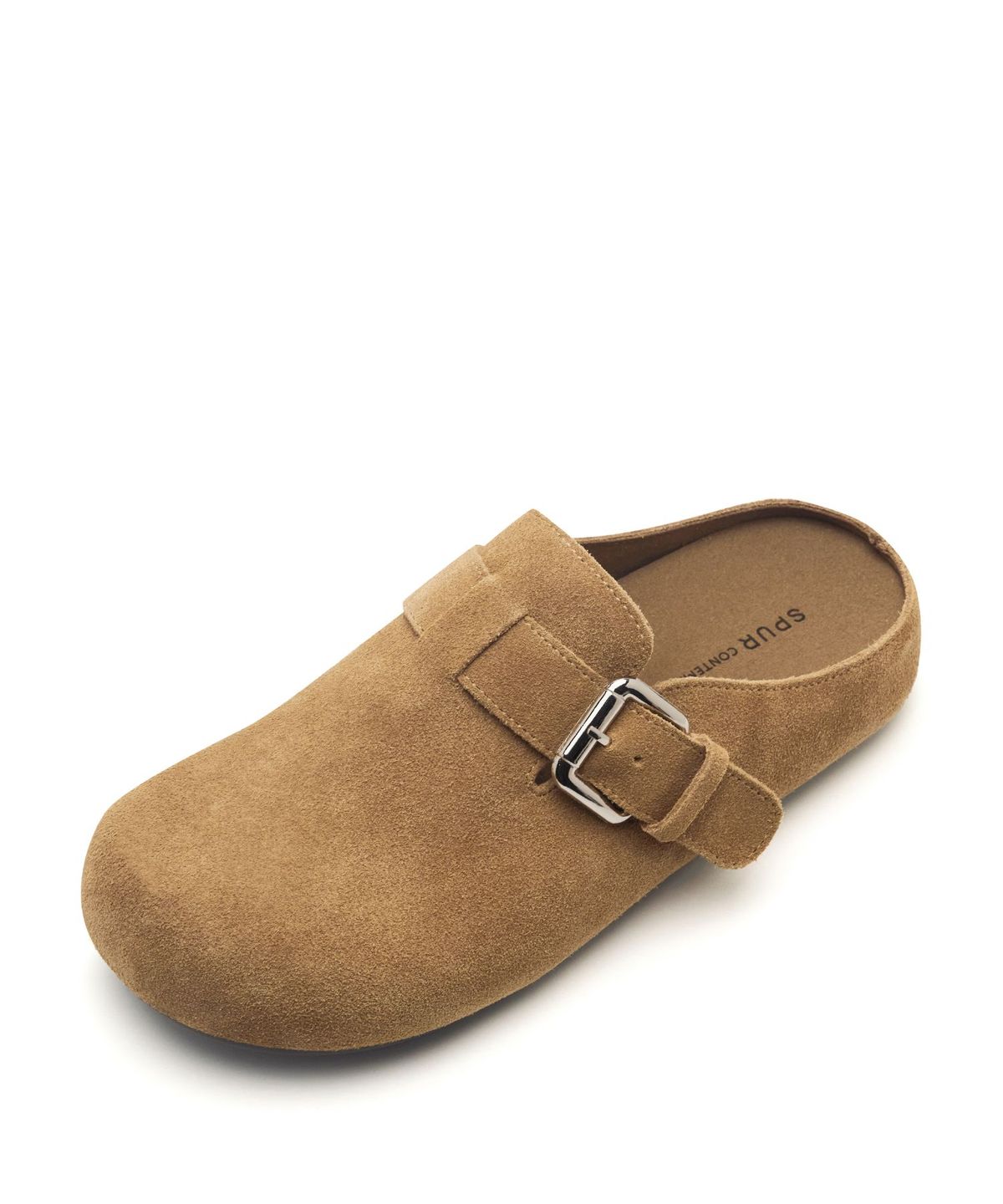 스퍼(SPUR) Bleubon Cow Suede Mule 소가죽 스웨이드 뮬 슬리퍼 4cm -WA9016 (3color)