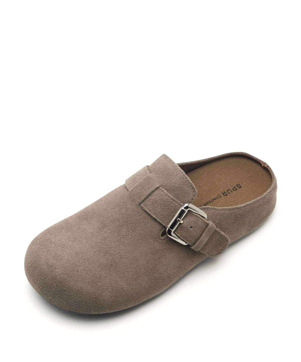 스퍼(SPUR) Bleubon Cow Suede Mule 소가죽 스웨이드 뮬 슬리퍼 4cm -WA9016 (3color)