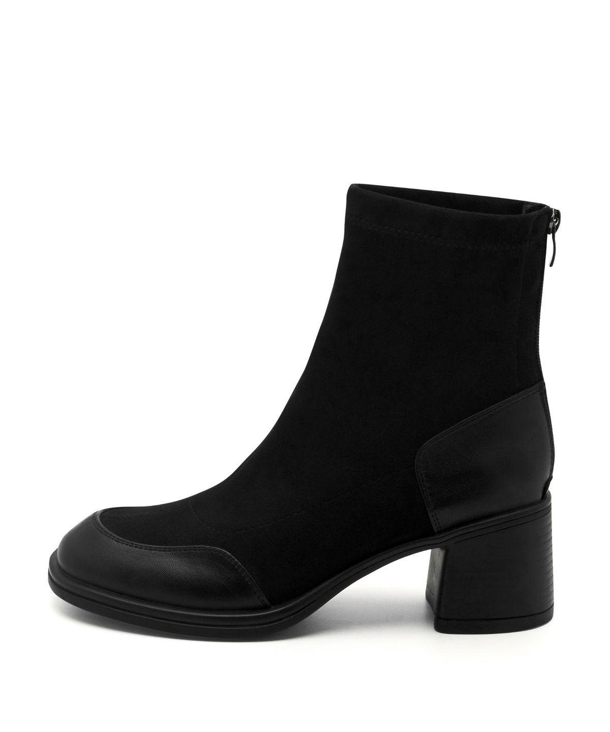 스퍼(SPUR) Colin Round Edge Ankle Boots 네오프렌 or 소가죽 앵클 부츠 7cm -WA8025 (2color)