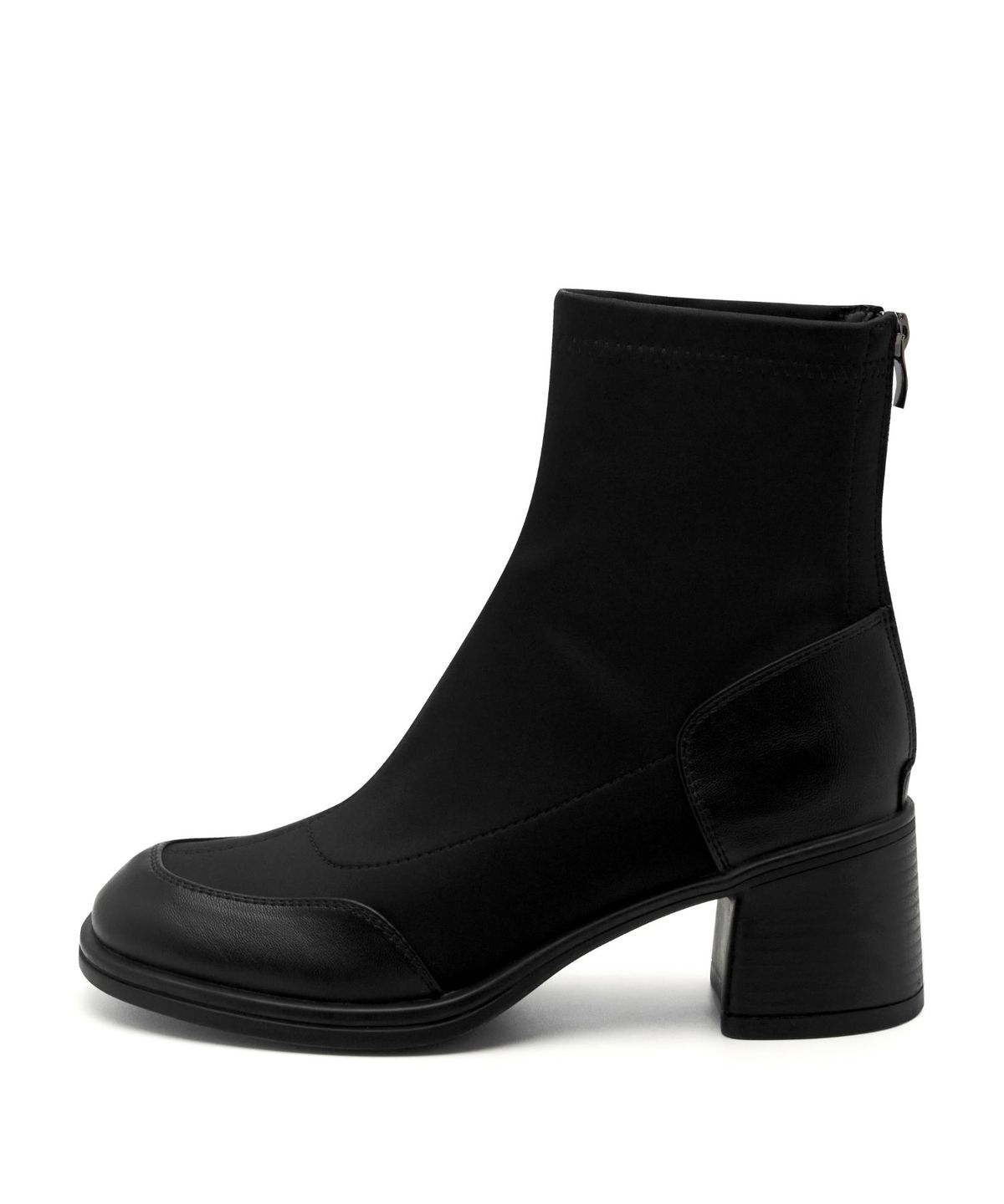 스퍼(SPUR) Colin Round Edge Ankle Boots 네오프렌 or 소가죽 앵클 부츠 7cm -WA8025 (2color)