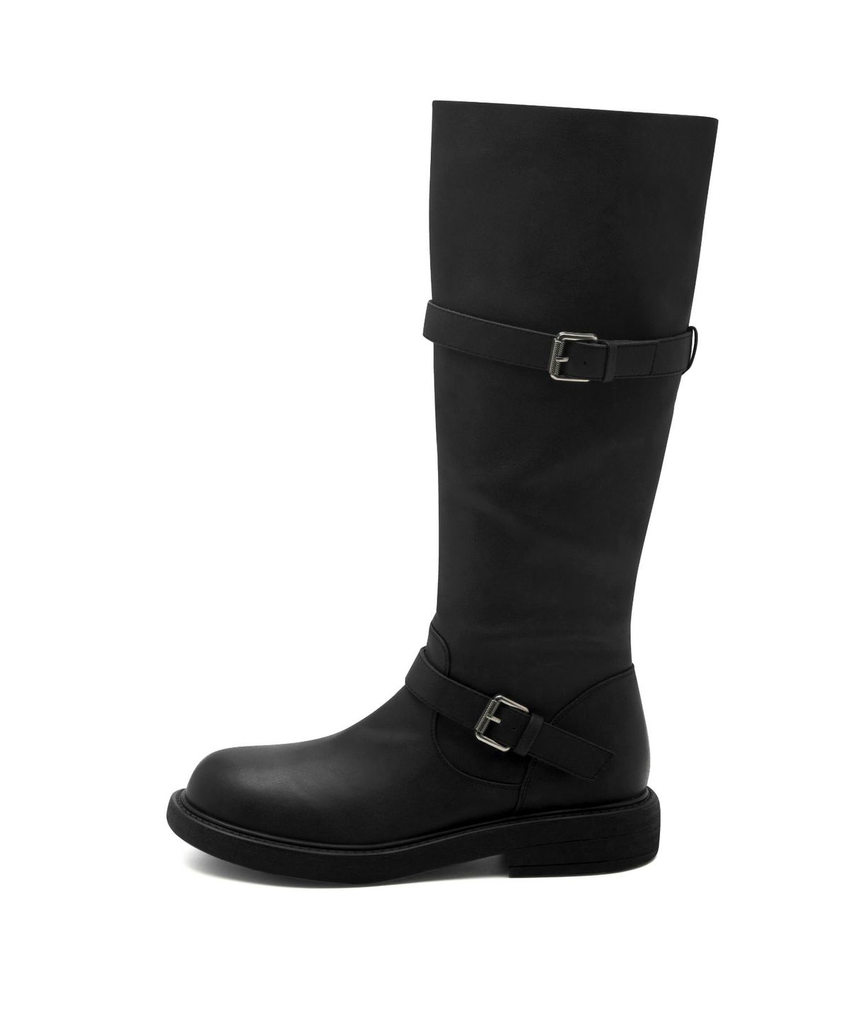 스퍼(SPUR) Tofola Belted Strap Biker Long Boots 롱 부츠 4cm -WA8029 (2color)