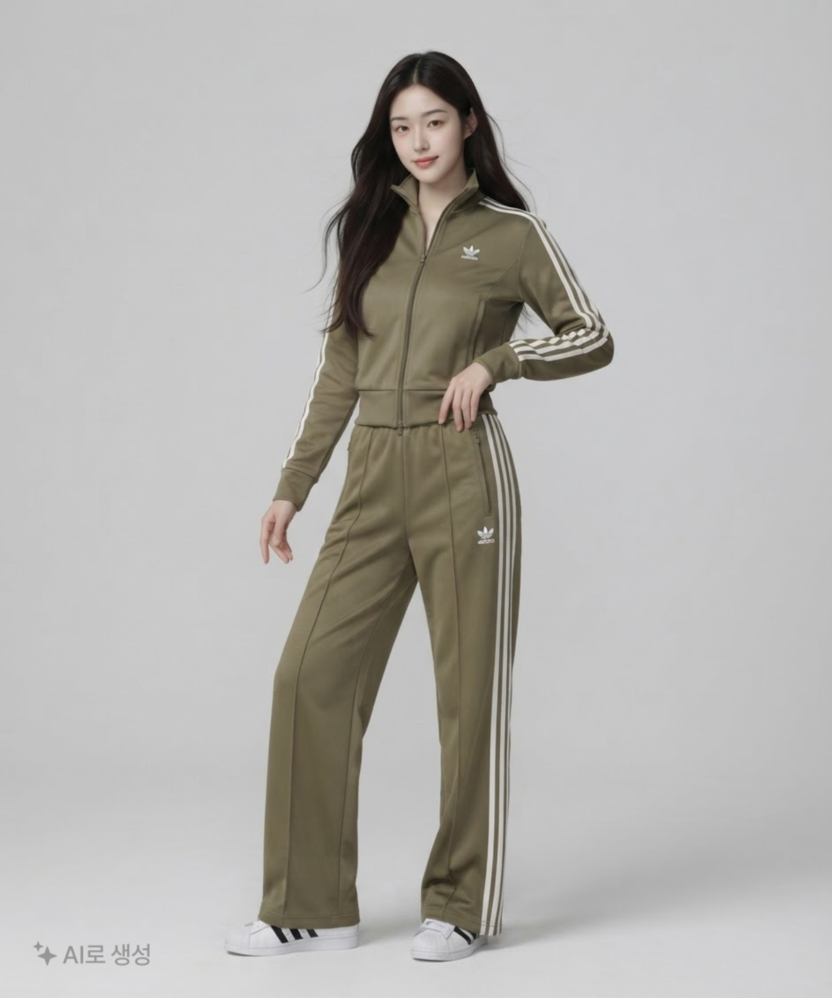 아디다스(ADIDAS) 파이어버드 루즈 트랙 팬츠 - 올리브 / IY4720 XS