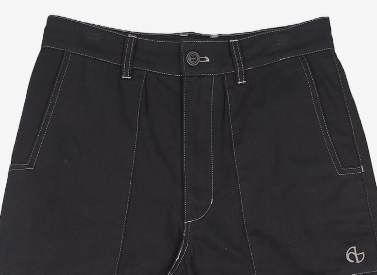 노매뉴얼(NOMANUAL) 3D CURVED PANTS S