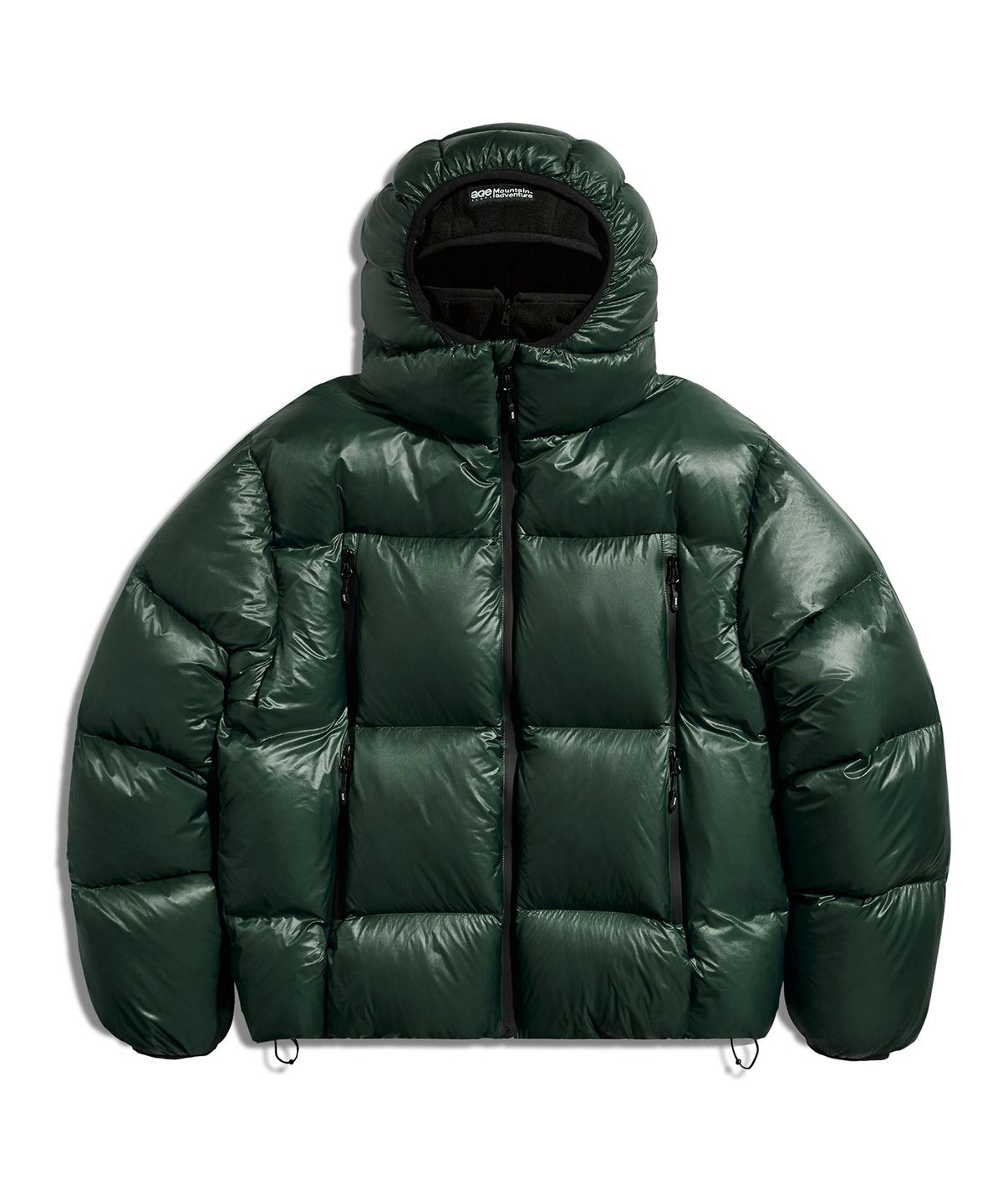 플루크(FLUKE) AQE 마운트 라이엘 바라클라바 다운 자켓 다크그린 FPJ228