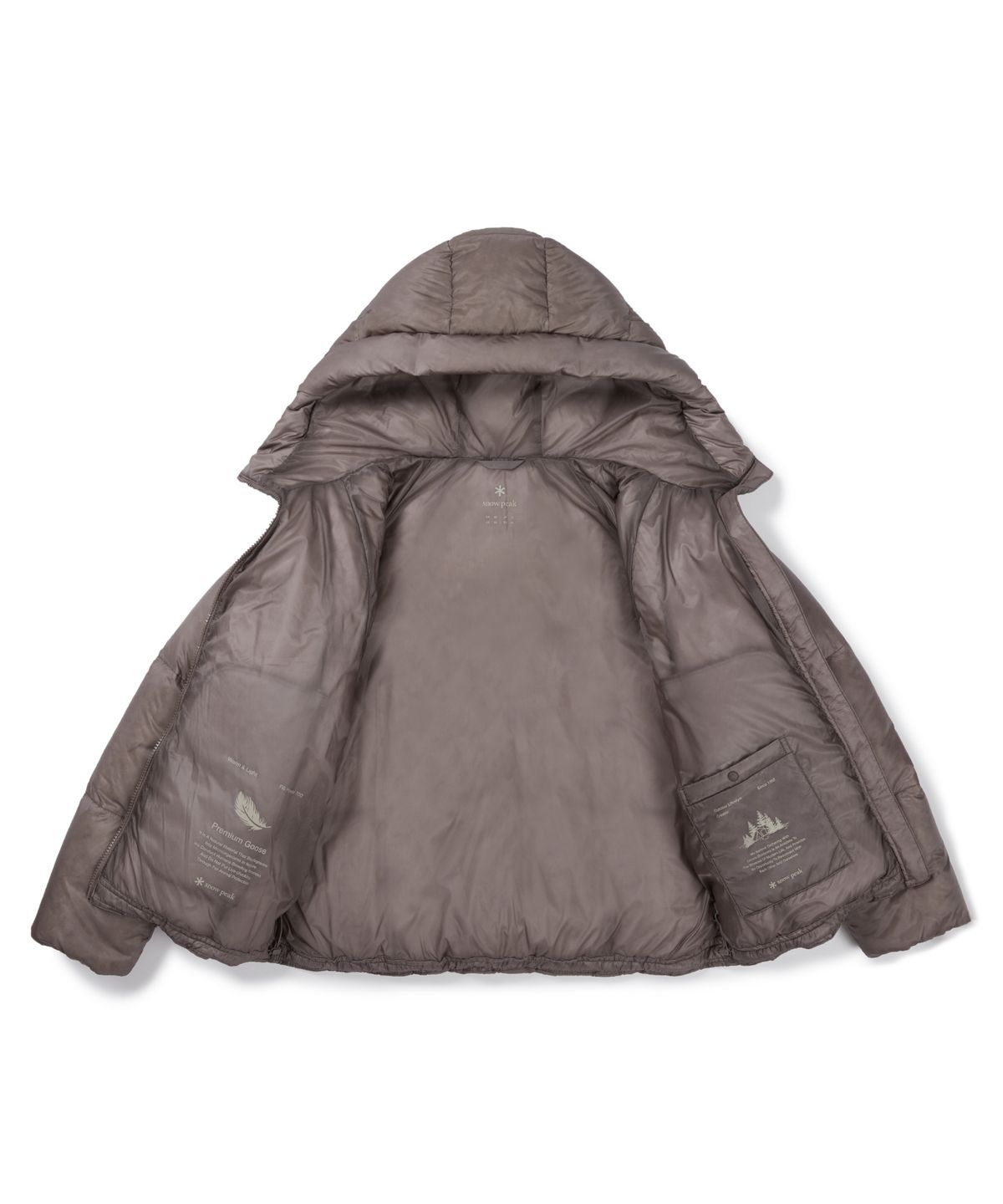 스노우피크 어패럴(SNOWPEAK APPAREL) [김고은 착용] 에어클라우드 여성 10D 헤비 구스 다운 자켓 (S26WWTDJ73) Brown Pink