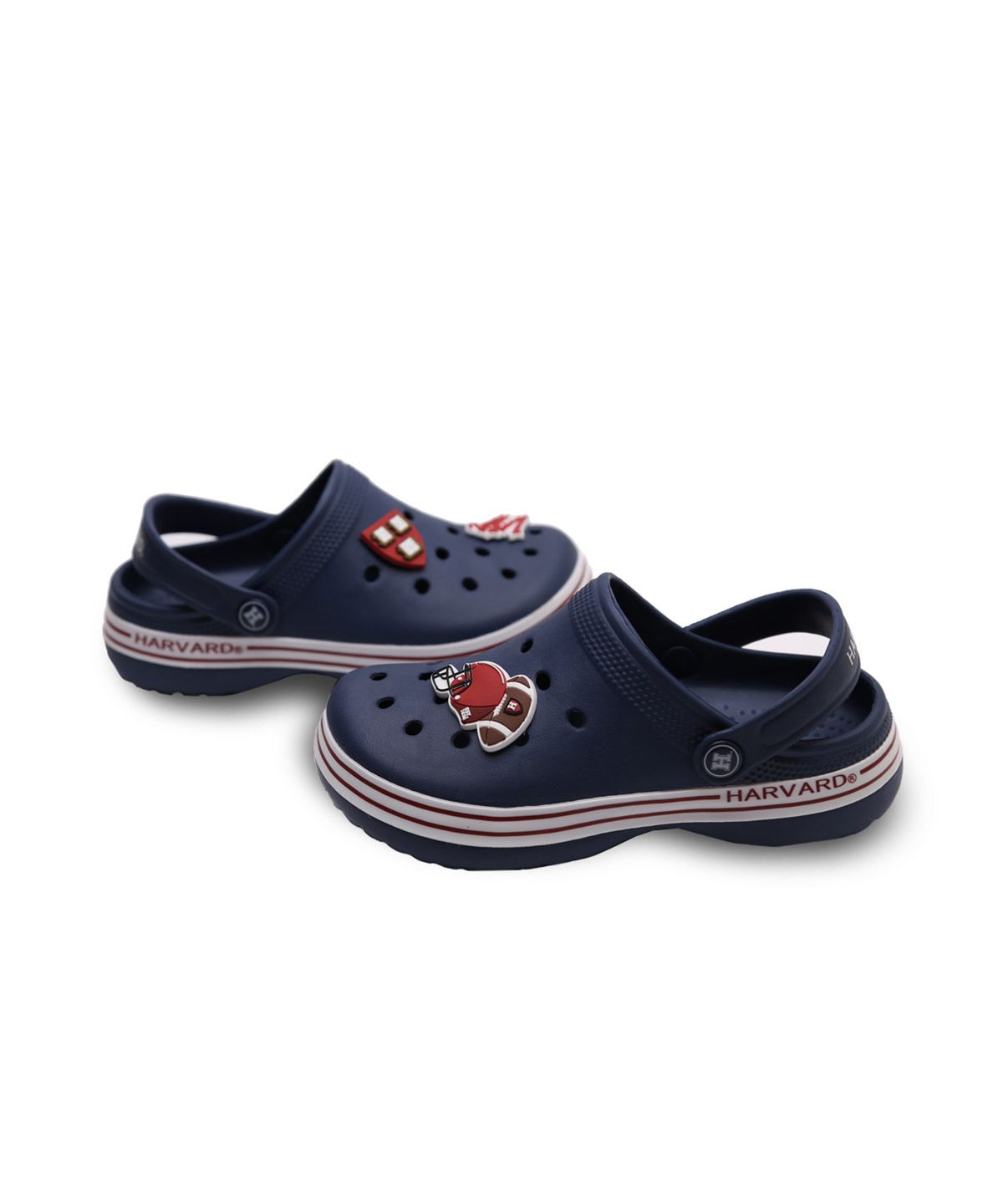 하버드 슈즈(HARVARD SHOES) 카론 키즈 eva샌들 슬리퍼 화이트 네이비