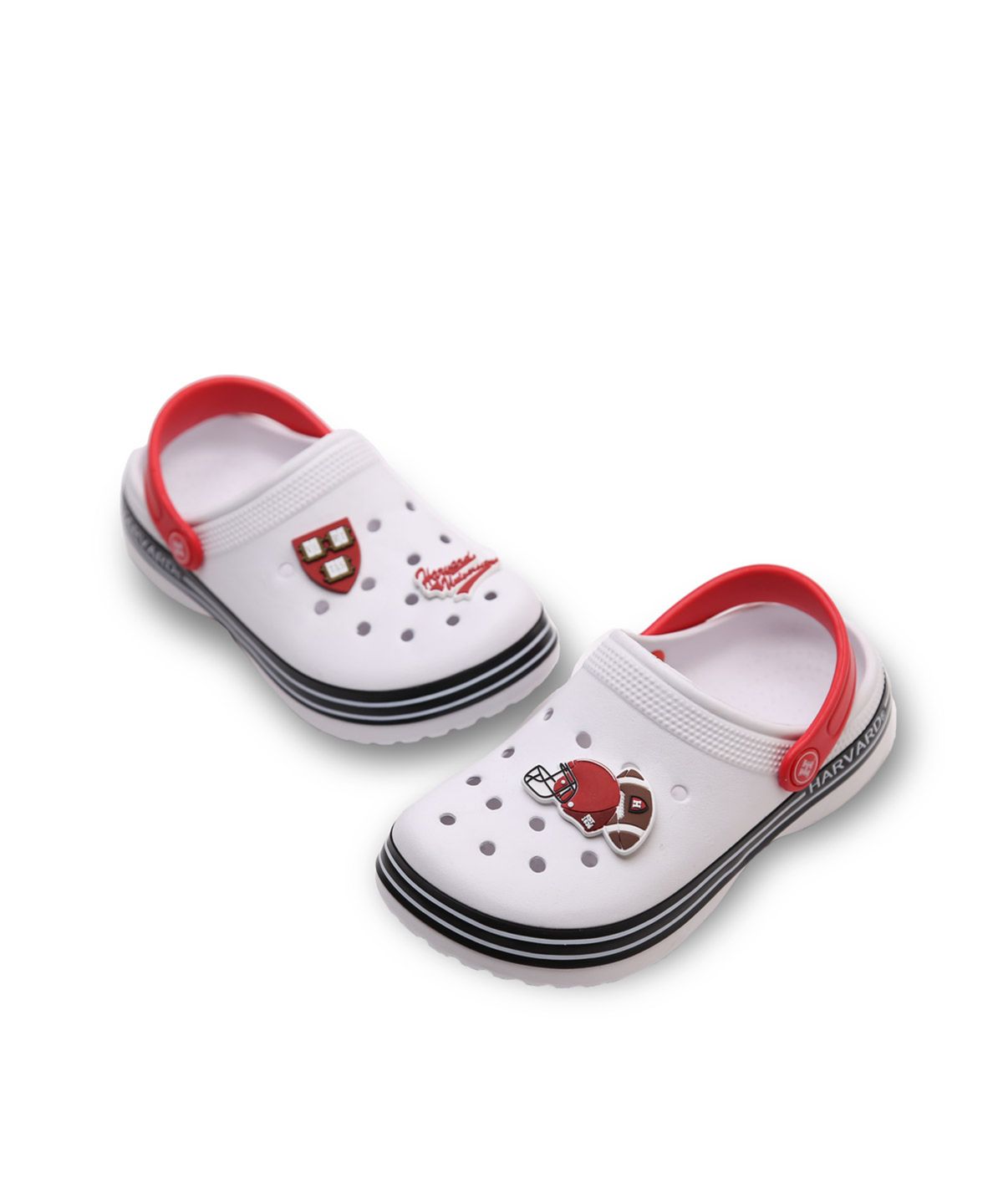 하버드 슈즈(HARVARD SHOES) 카론 키즈 eva샌들 슬리퍼 화이트 네이비