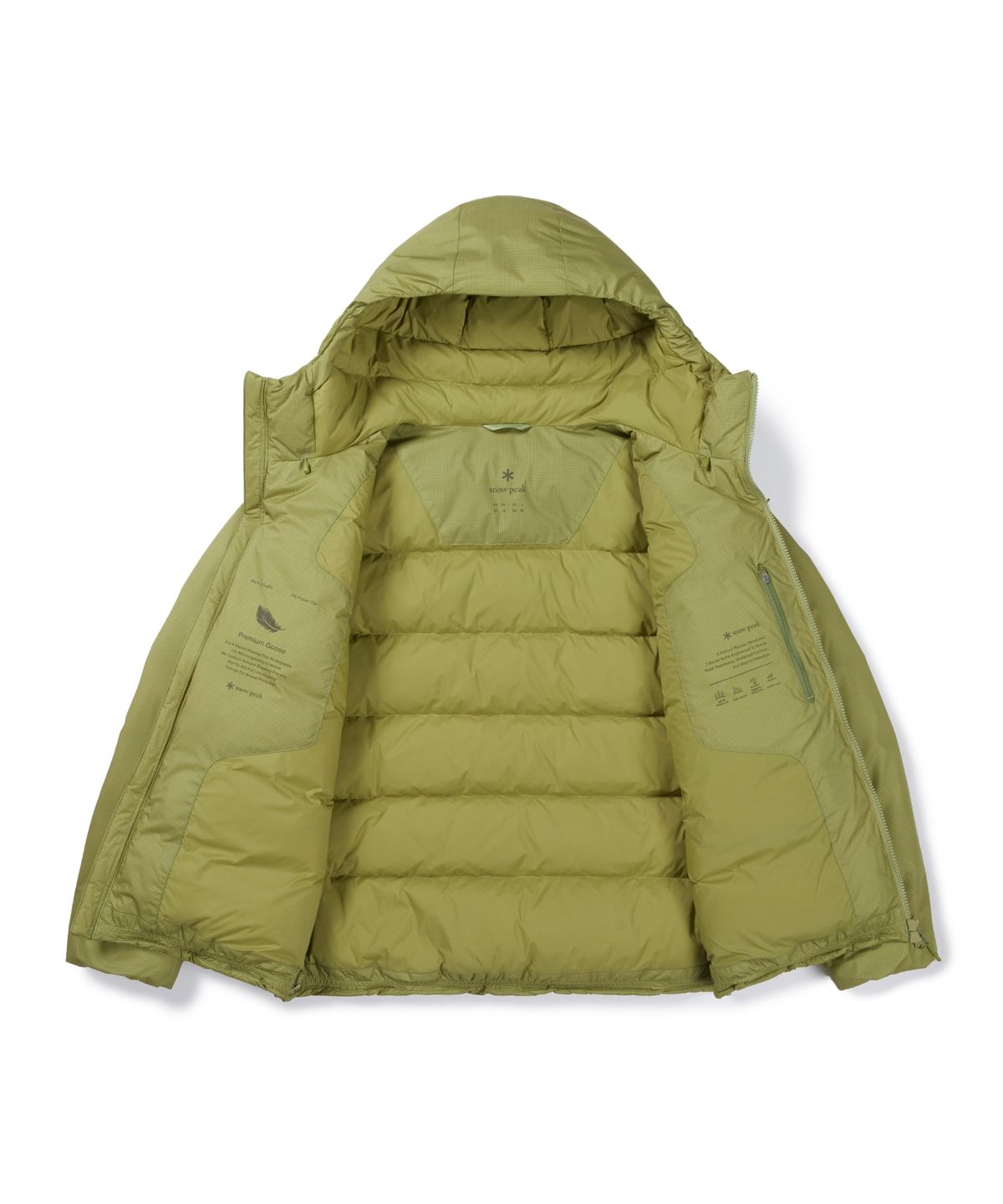 스노우피크 어패럴(SNOWPEAK APPAREL) 에어 플렉스 7D 미들 구스 다운 자켓 (S26WMTDJ74) Olive