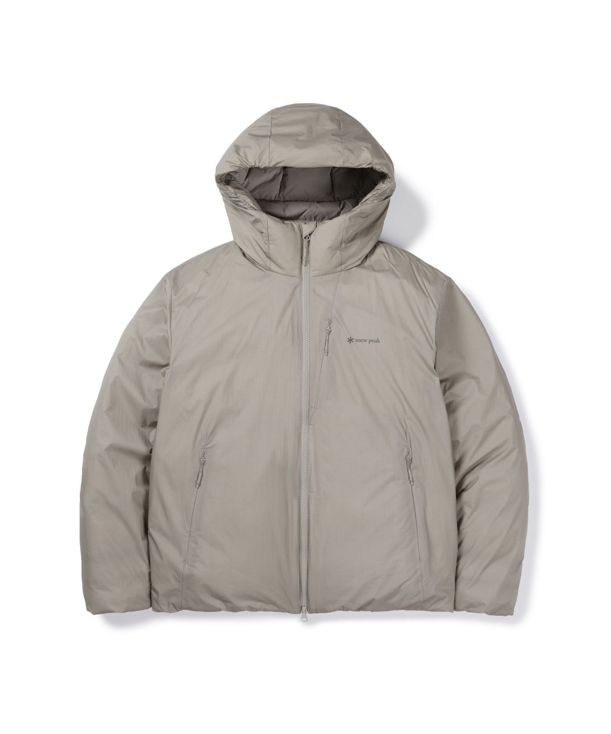 스노우피크 어패럴(SNOWPEAK APPAREL) 에어 플렉스 7D 미들 구스 다운 자켓 (S26WMTDJ74) Fog Gray