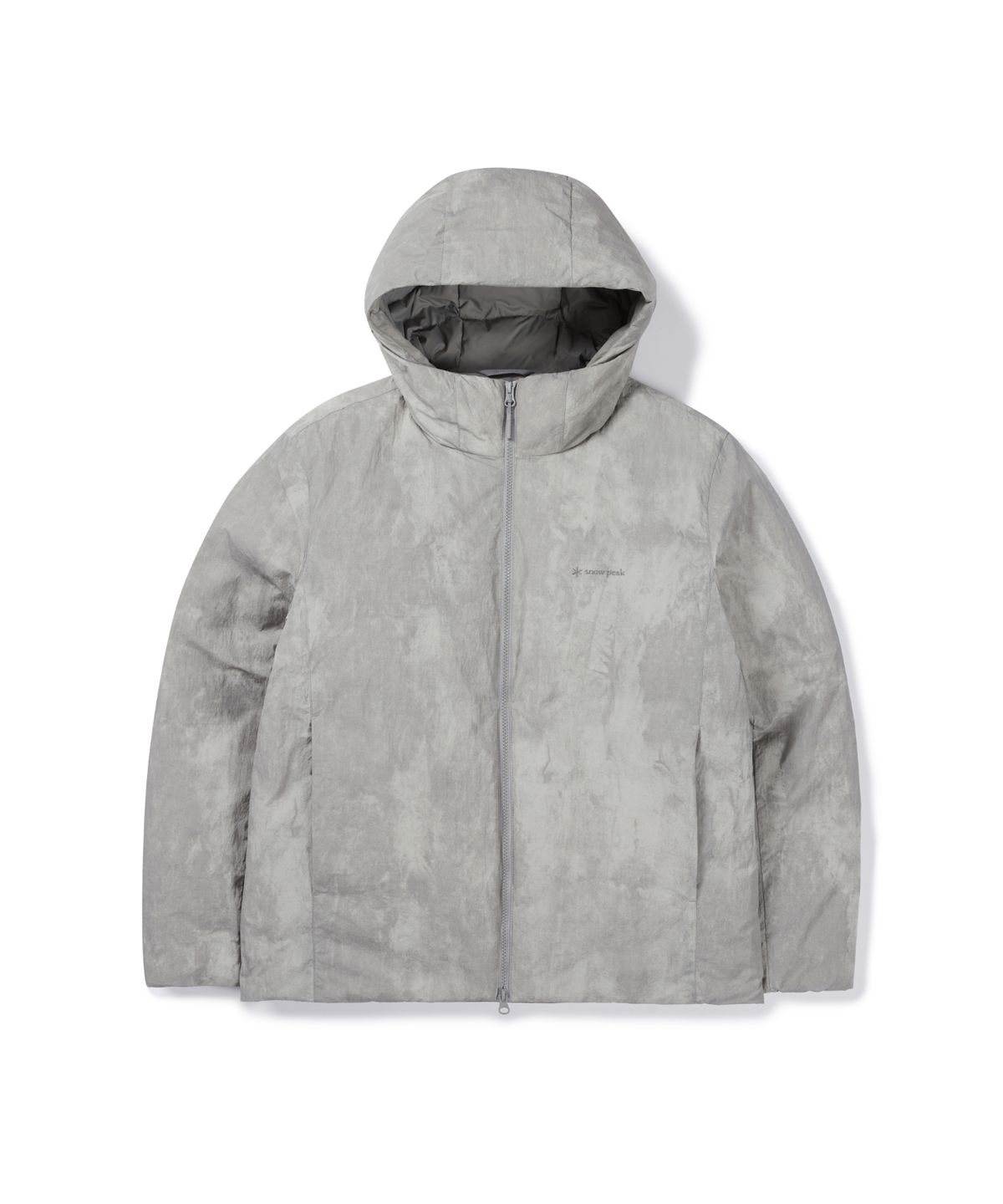 스노우피크 어패럴(SNOWPEAK APPAREL) 프린트 경량 다운 자켓 (S26WMTDJ36) Ash Gray