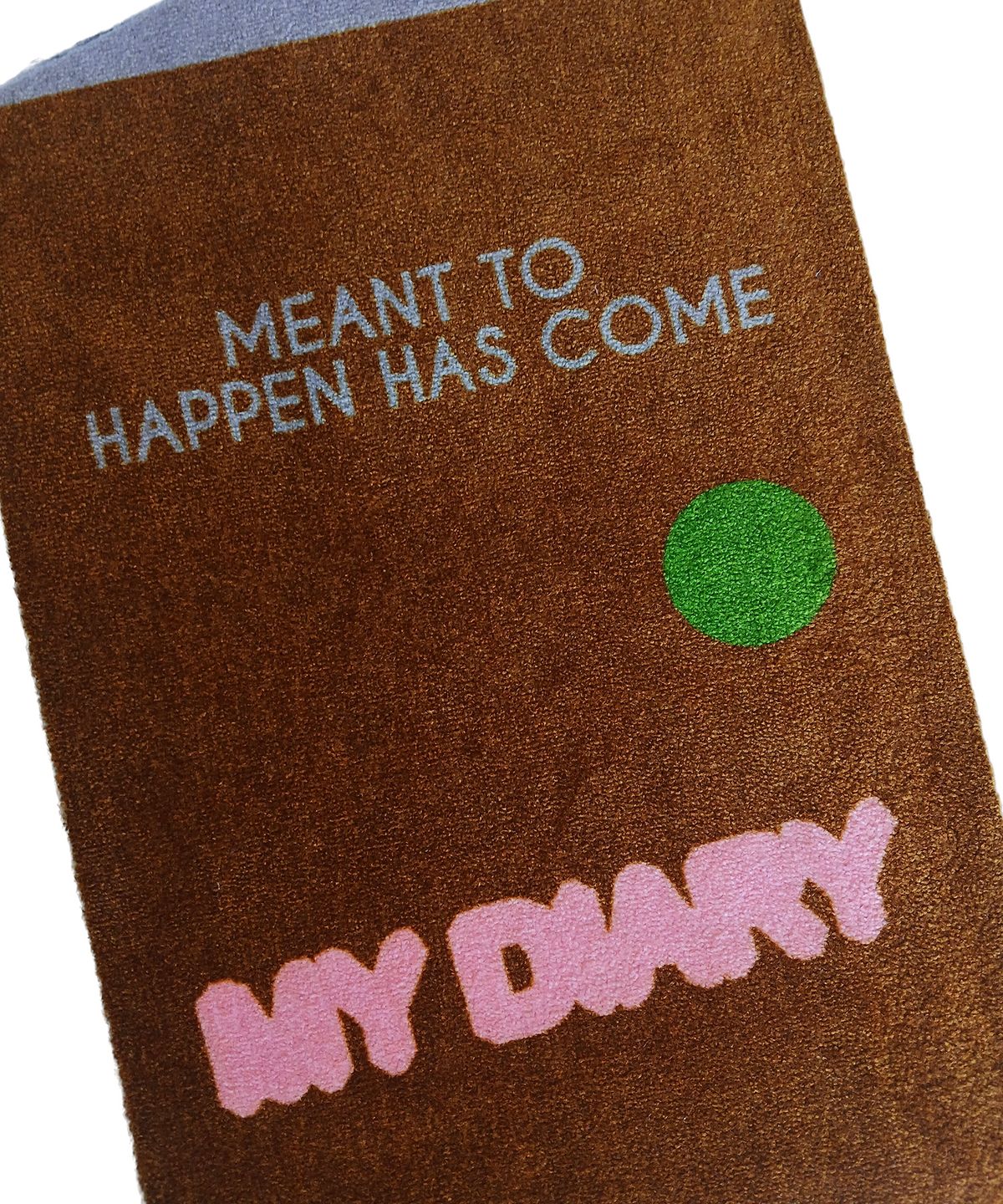 민투해픈해즈컴(MEANT TO HAPPEN HAS COME) MY DIARY LEATHER BOOK RUG 디자인 러그