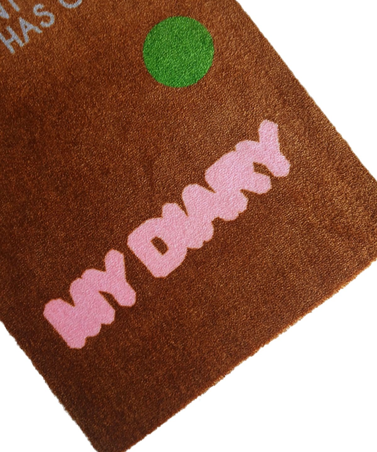 민투해픈해즈컴(MEANT TO HAPPEN HAS COME) MY DIARY LEATHER BOOK RUG 디자인 러그