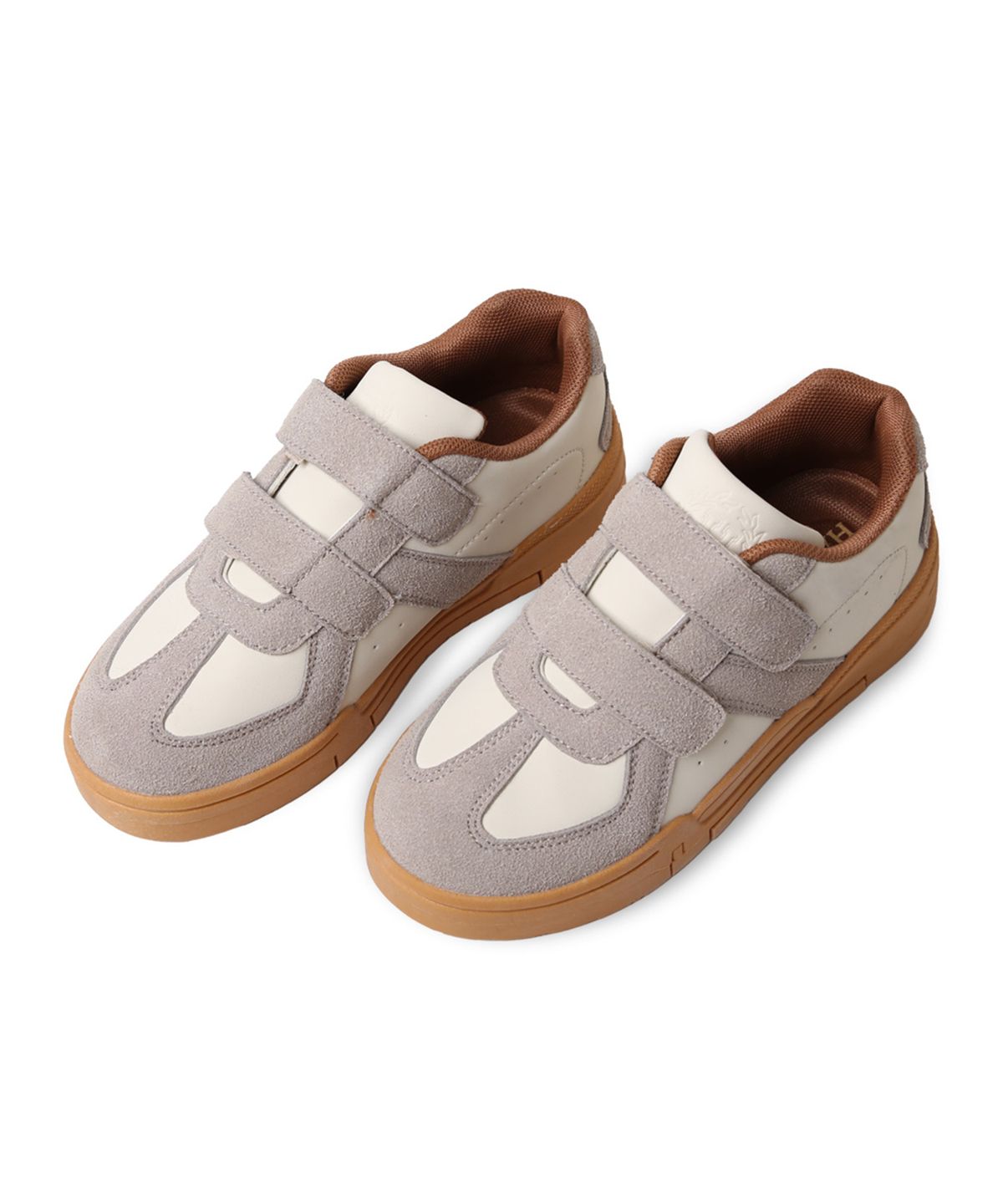 하버드 슈즈(HARVARD SHOES) 모쉬 아동 독일군 벨크로 스니커즈 베이지 블랙