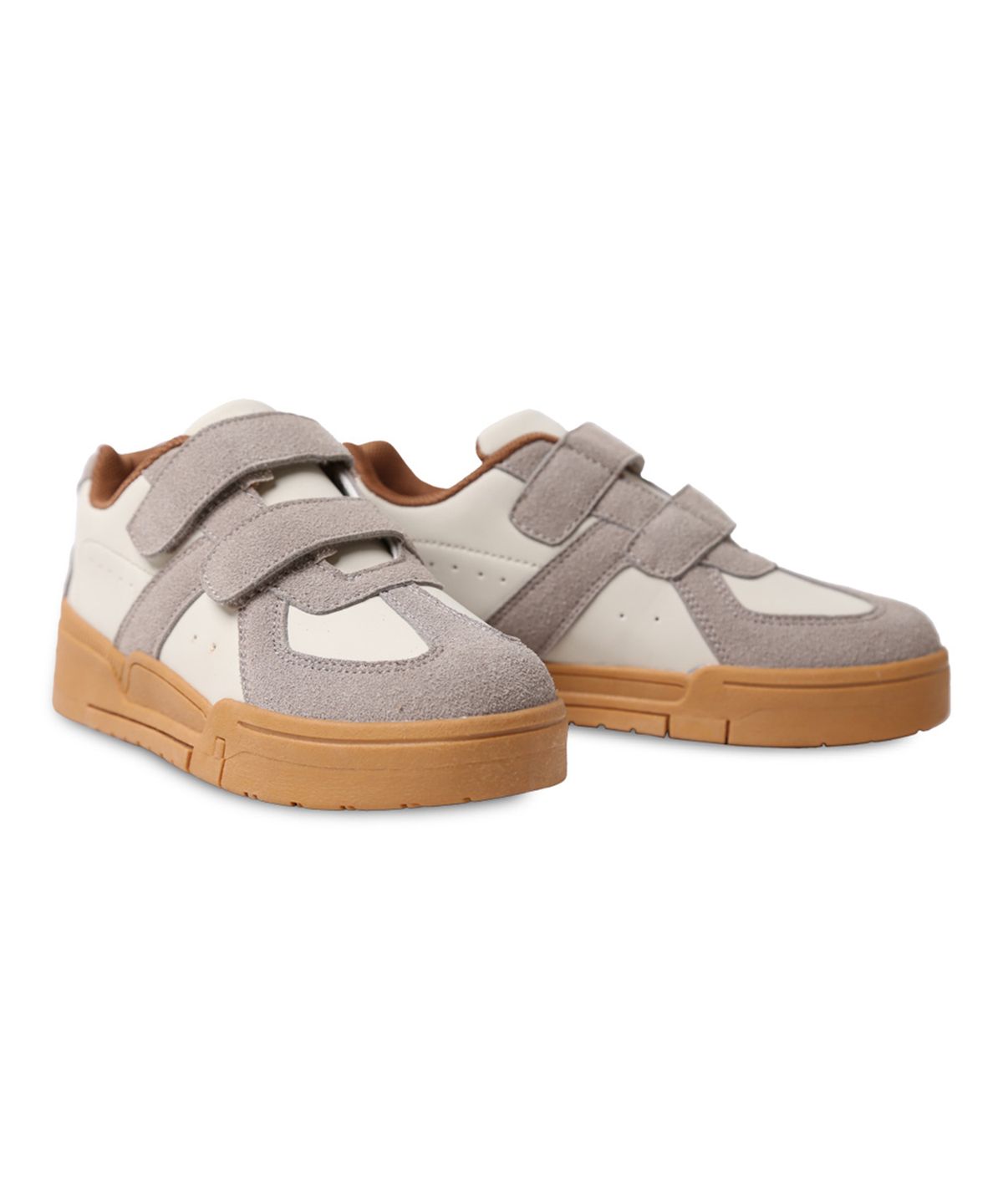 하버드 슈즈(HARVARD SHOES) 모쉬 아동 독일군 벨크로 스니커즈 베이지 블랙