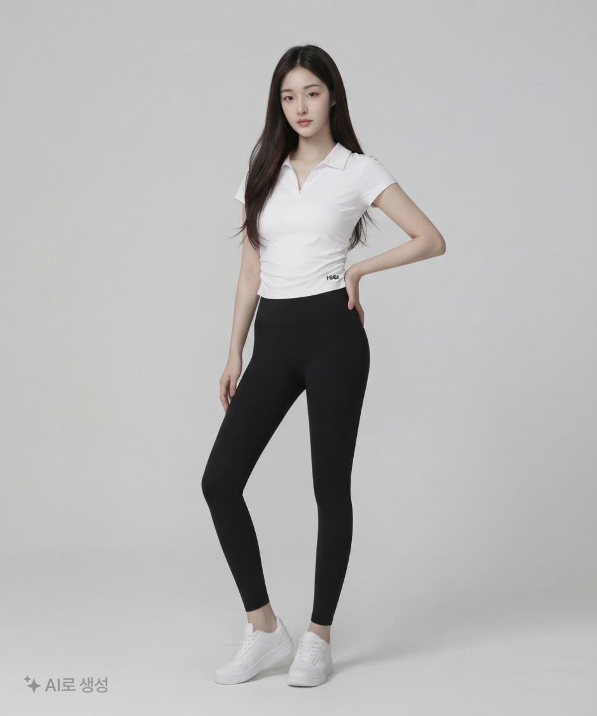 에이치덱스(HDEX) 이지 스컬프 피케 숏 슬리브 W L