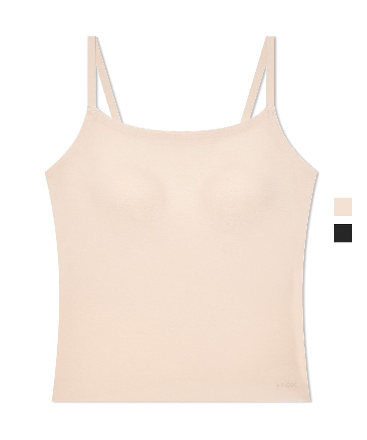 휘게 언더웨어(HYGGE UNDERWEAR) 웜터치 골지케미 심리스 브라탑 - 2Colors