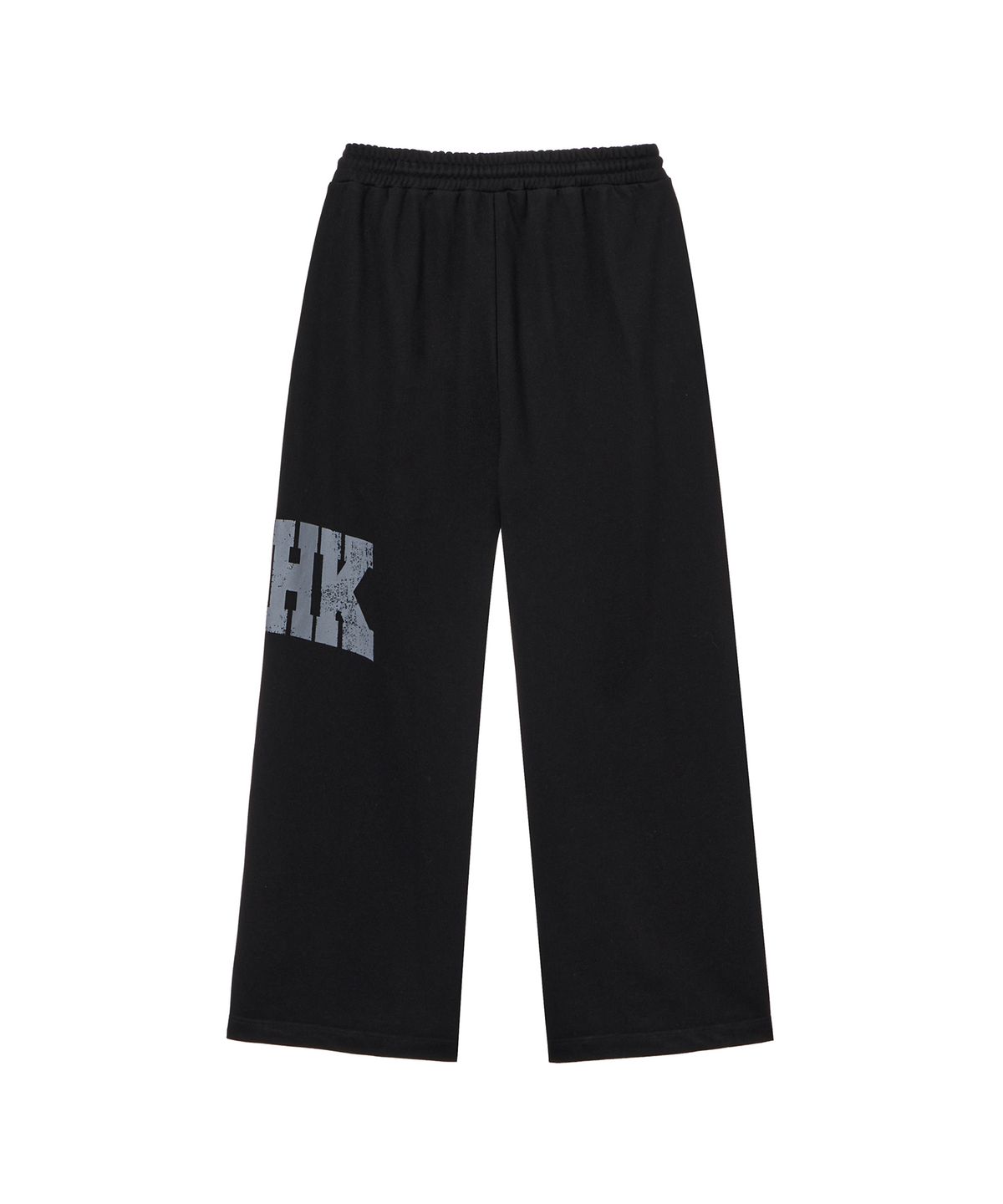 미학(MIHAK) 바시티 크랙 와이드 팬츠 (BLACK)