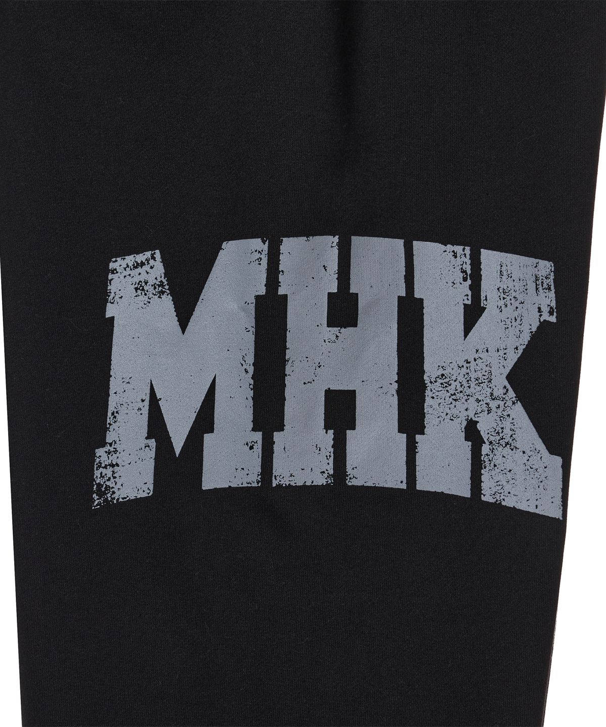 미학(MIHAK) 바시티 크랙 와이드 팬츠 (BLACK)