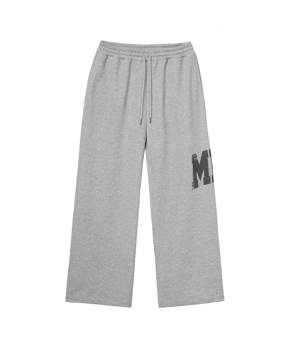 미학(MIHAK) 바시티 크랙 와이드 팬츠 (GRAY)
