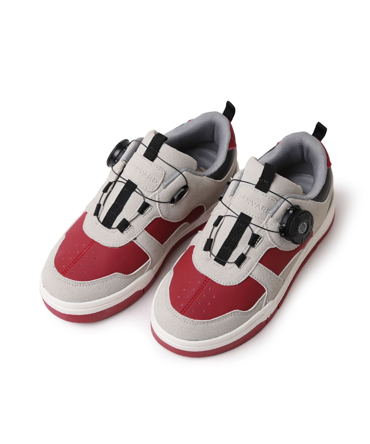 하버드 슈즈(HARVARD SHOES) 넵튠 아동 다이얼 운동화 버건디 네이비