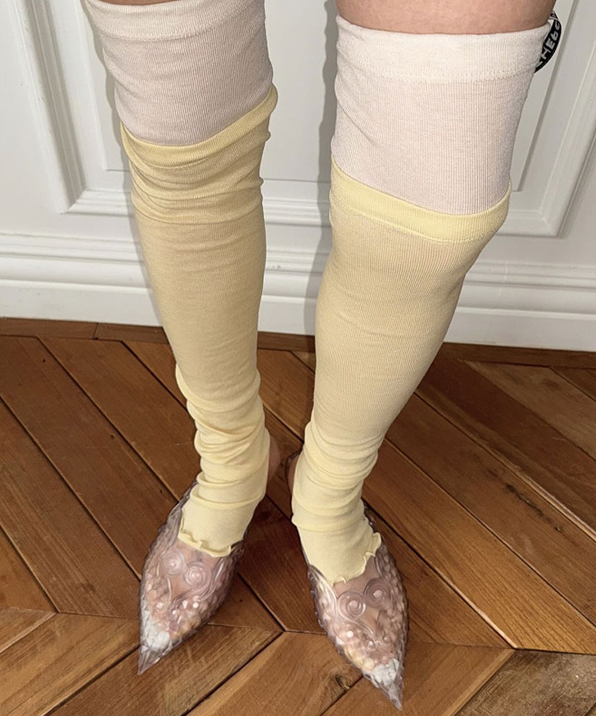 더포르타(THEPORTA) LAYERED LEG WARMER (6 COLORS)
