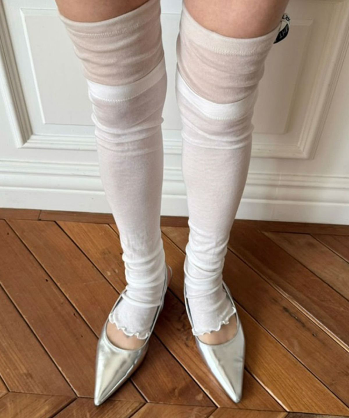 더포르타(THEPORTA) LAYERED LEG WARMER (6 COLORS)