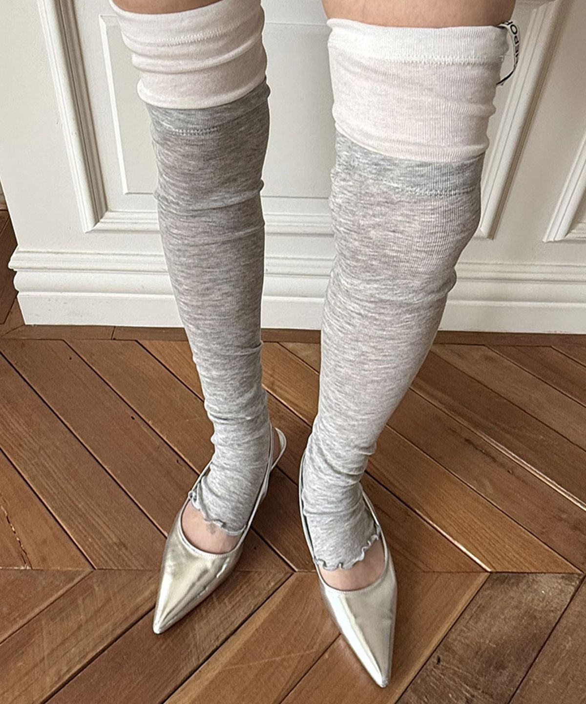더포르타(THEPORTA) LAYERED LEG WARMER (6 COLORS)