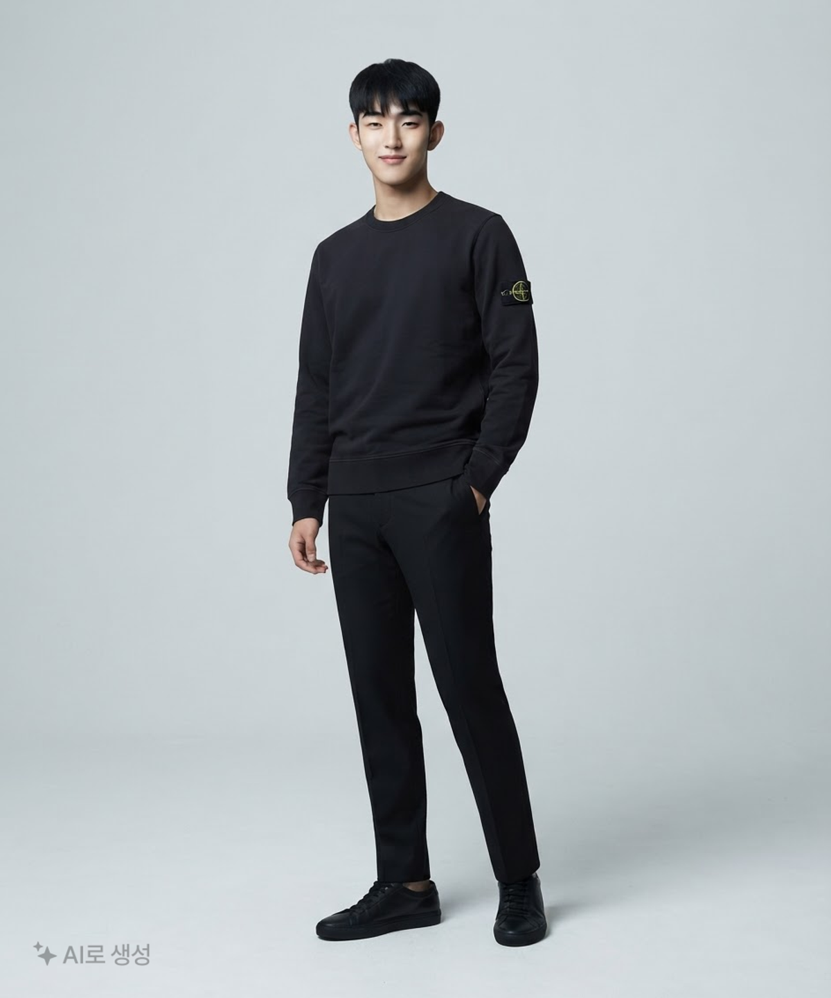 스톤아일랜드(STONE ISLAND) 20SS 와펜 패치 맨투맨 721563051 XL