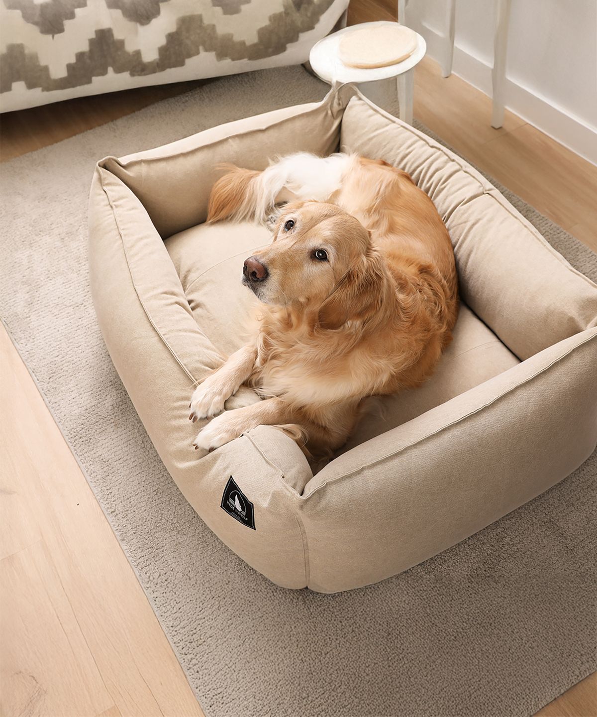 하이드 앤 울프(HYDE AND WOLF) 레이지 범퍼베드 (베이지)