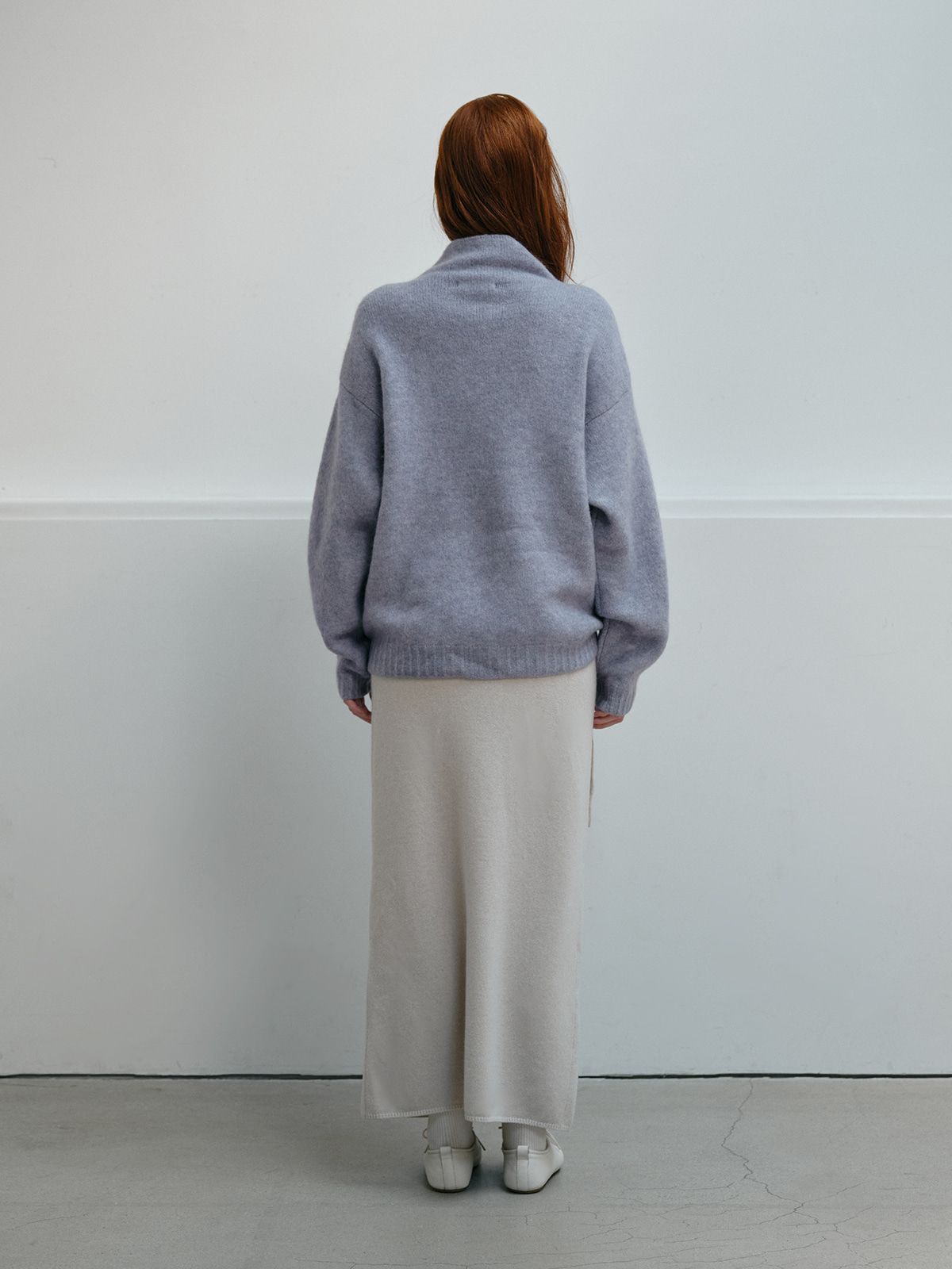 리플레인(REPLAIN) ITALIAN ALPACA HIGH NECK TOP_PURPLE