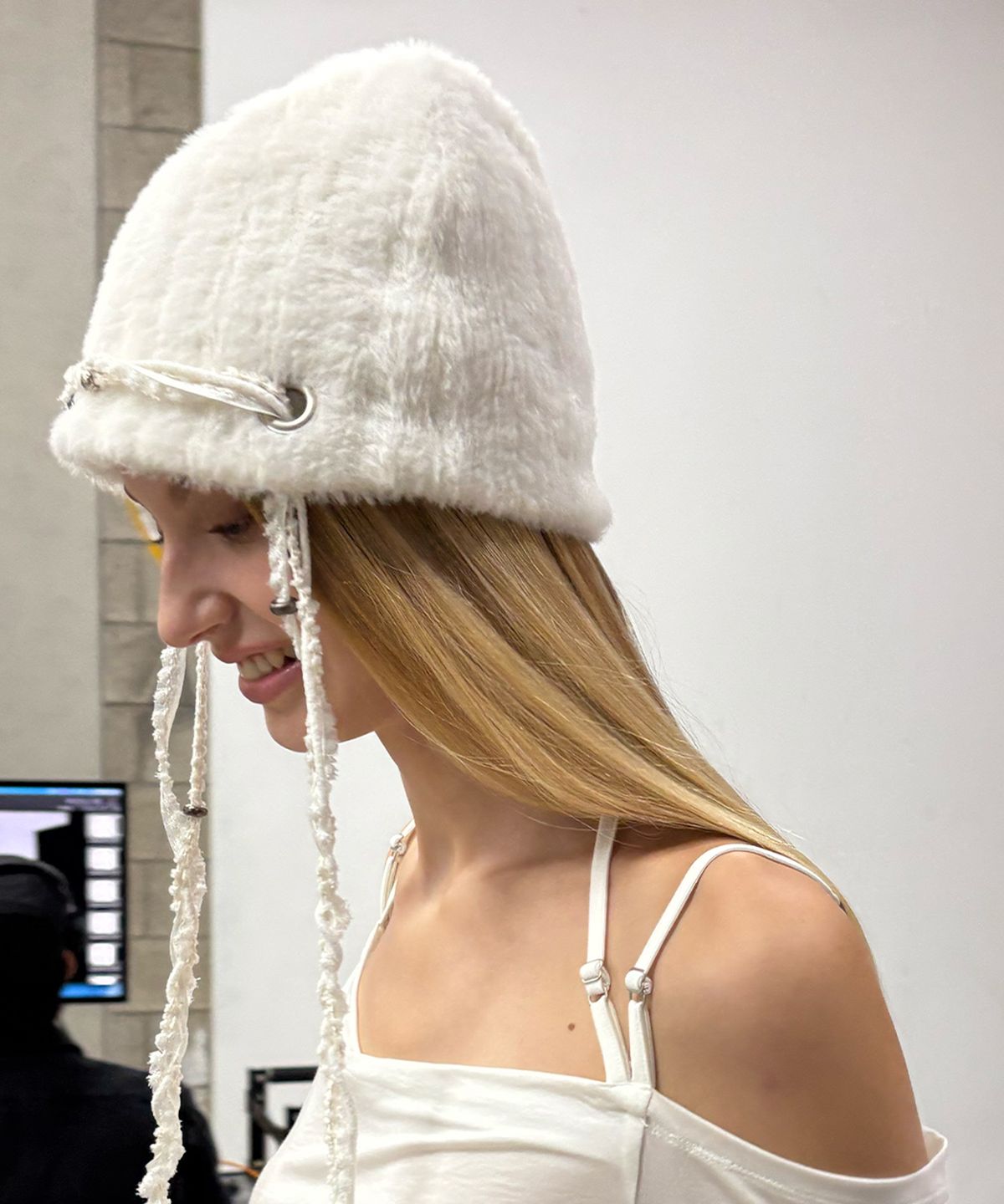 2000아카이브스(2000ARCHIVES) AFTERGLOW BEANIE (IVORY)