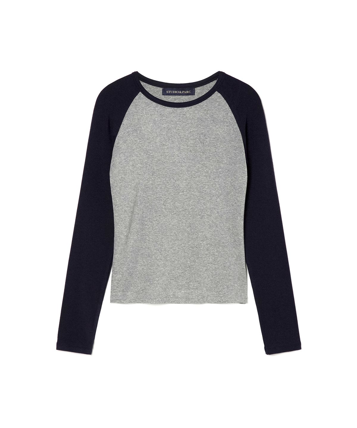 스튜디오앤파르크(STUDIO&PARC) Contrast Raglan T-Shirt_Navy