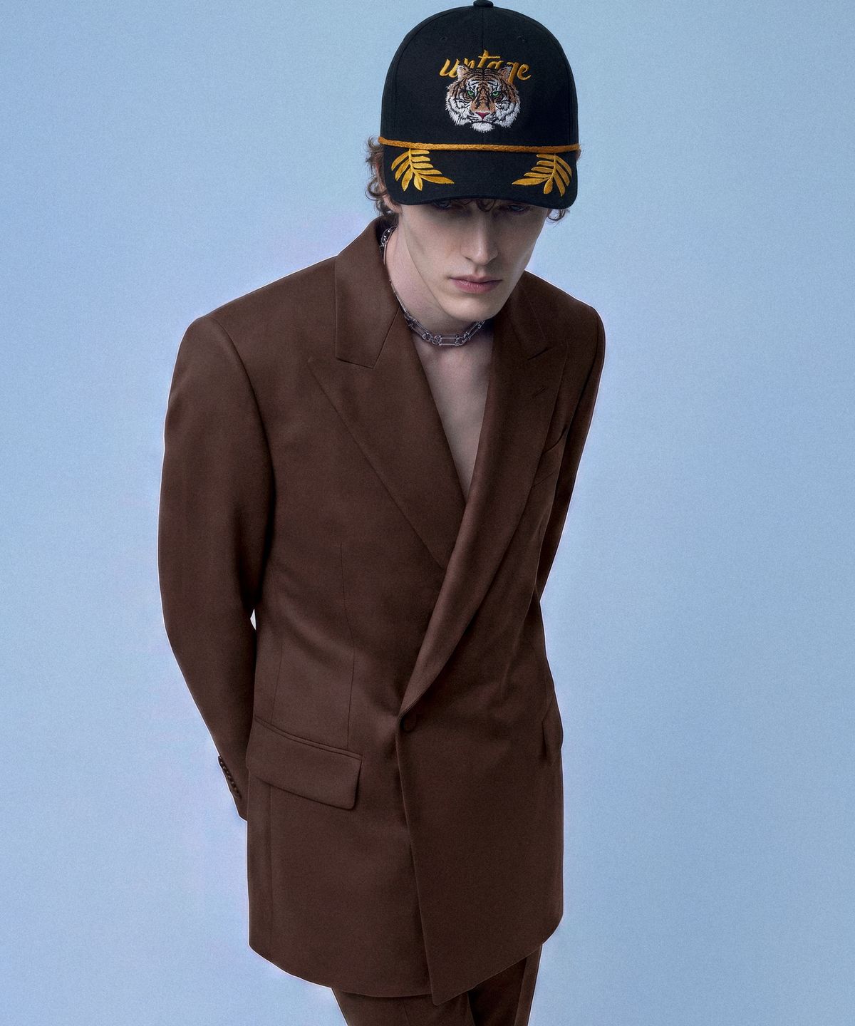 언티지(UNTAGE) 울 더블 브레스트 자켓[Mocha Mousse(UNISEX)]_UTH-FB67