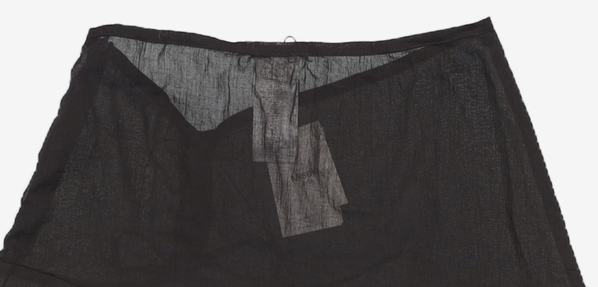 미세키서울(MISEKI SEOUL) String sheer layered skirt 1