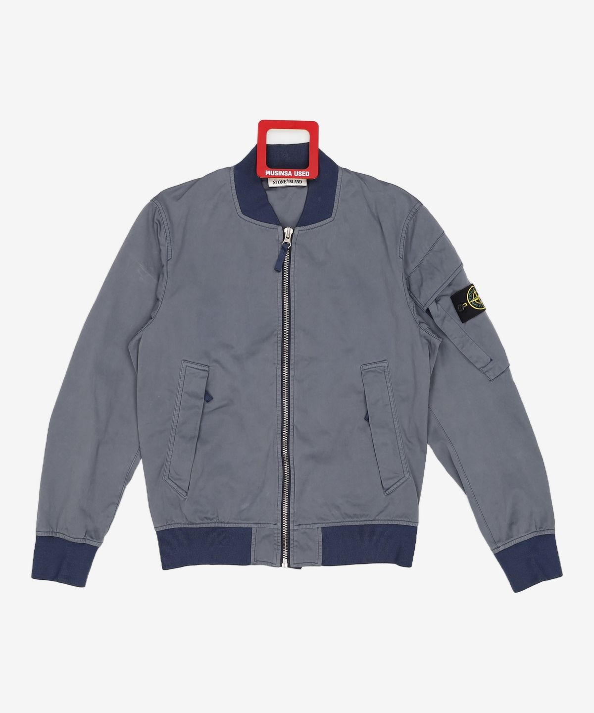 스톤아일랜드(STONE ISLAND) 항공 점퍼/블루종/MA-1 95