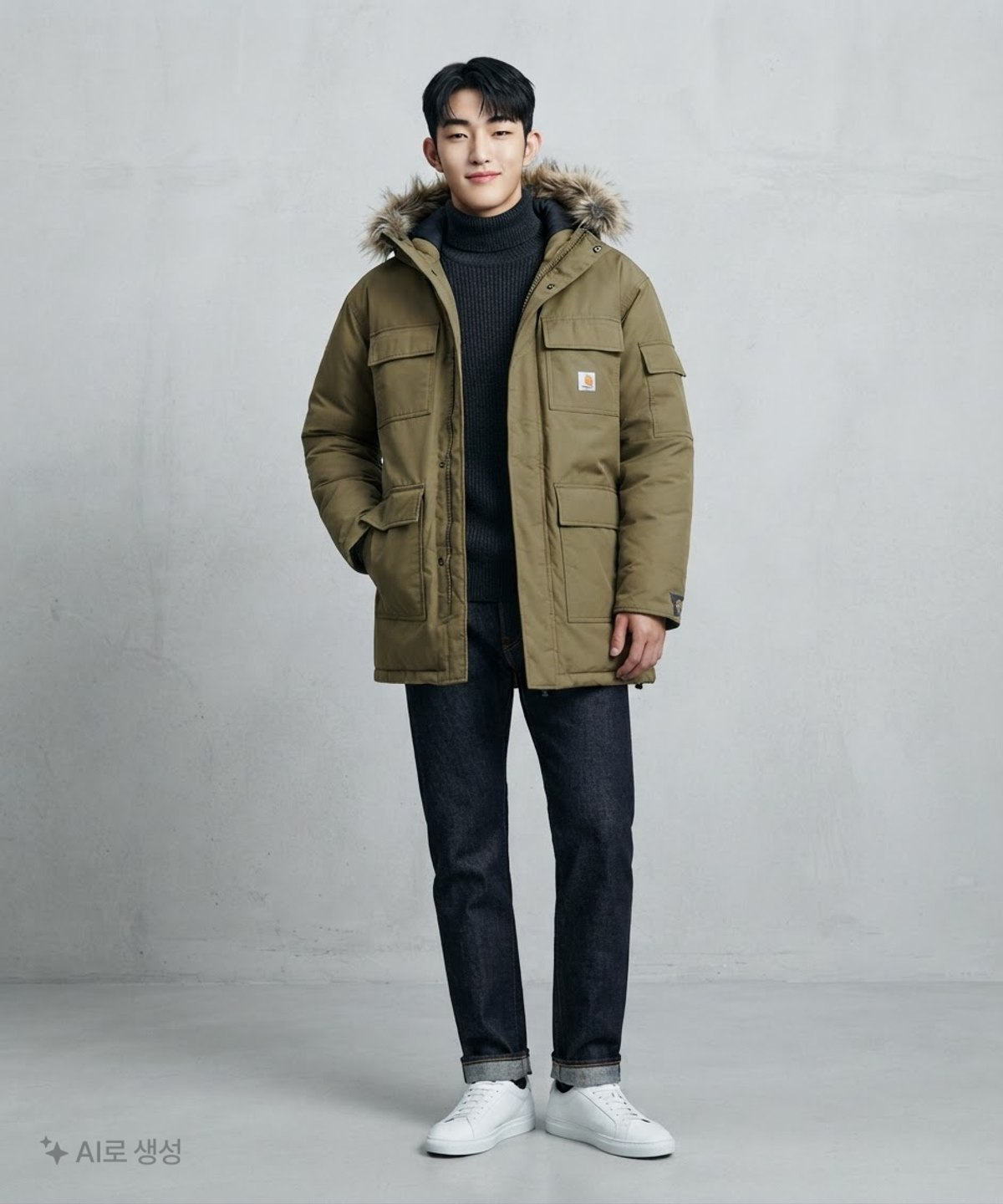 칼하트(CARHARTT) 숏 패딩/숏 헤비 아우터 L
