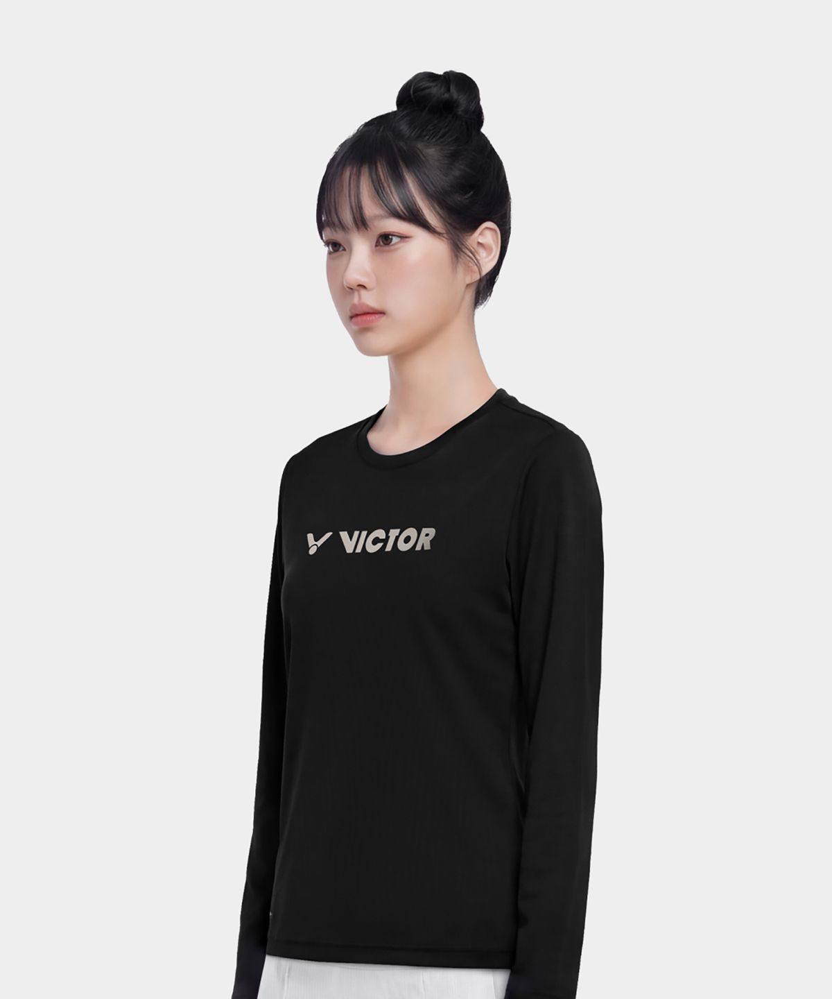 빅터(VICTOR) PLAIN WINNER 공용 긴팔 티셔츠 (T-65100)