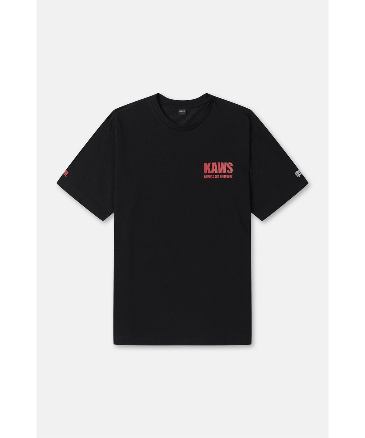 코오롱스포츠(KOLON SPORT) [KAWS] 그래픽 티셔츠 JWTCX26870BLK