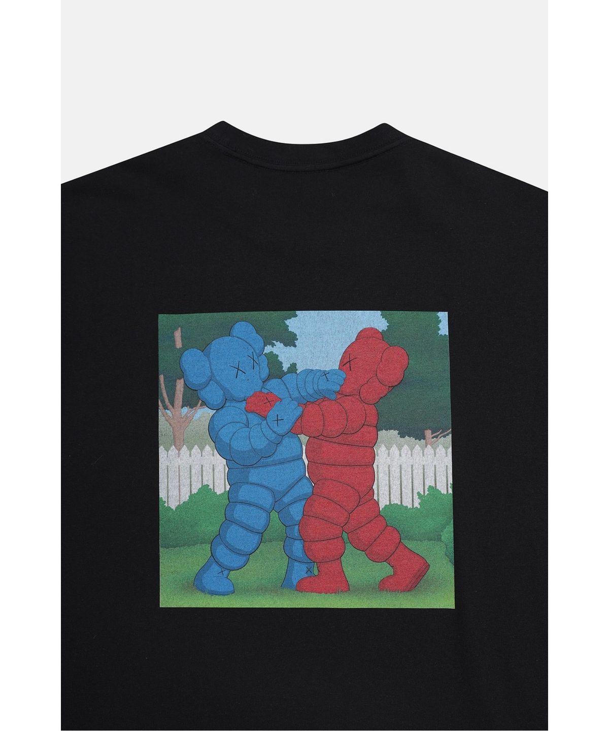 코오롱스포츠(KOLON SPORT) [KAWS] 그래픽 티셔츠 JWTCX26870BLK
