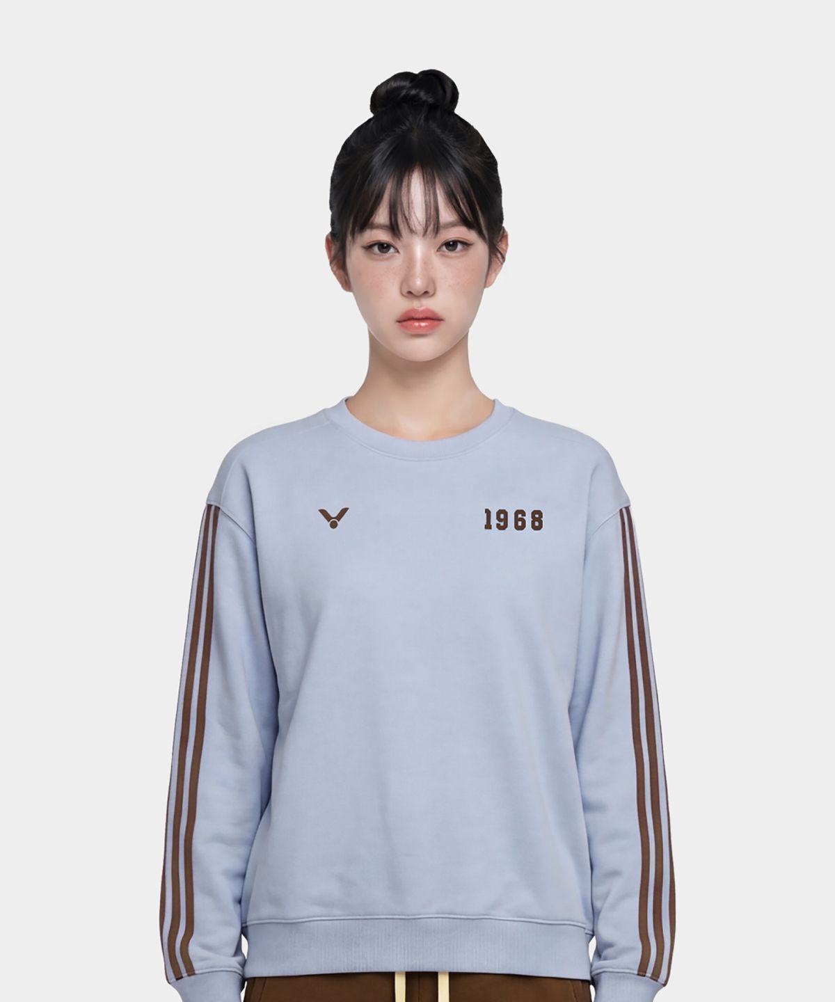 빅터(VICTOR) PIPING MTM 공용 파이핑 맨투맨 (T-65102)