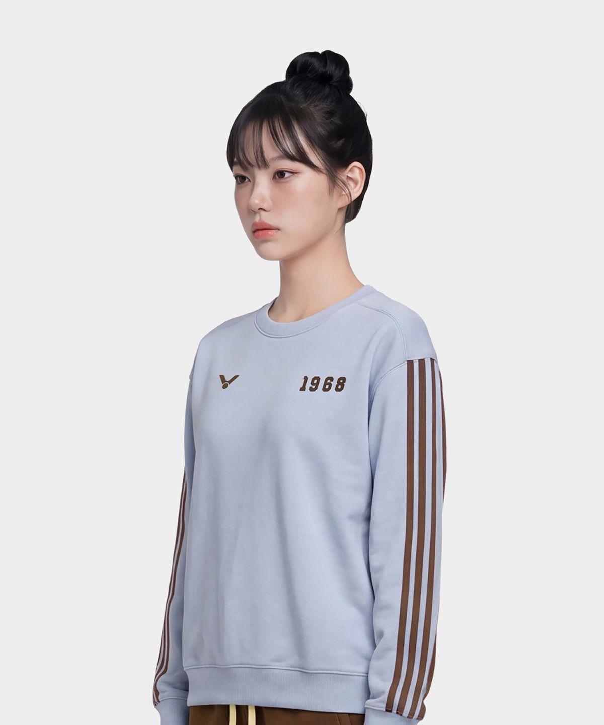 빅터(VICTOR) PIPING MTM 공용 파이핑 맨투맨 (T-65102)