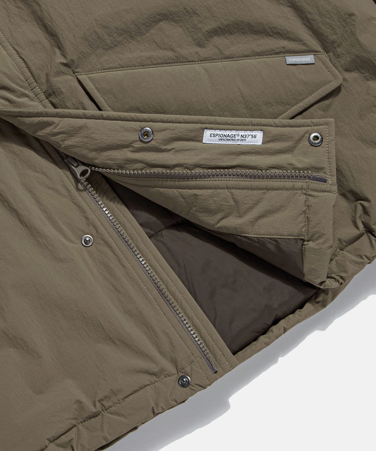 에스피오나지(ESPIONAGE) M65 Down Blouson Parka Taupe