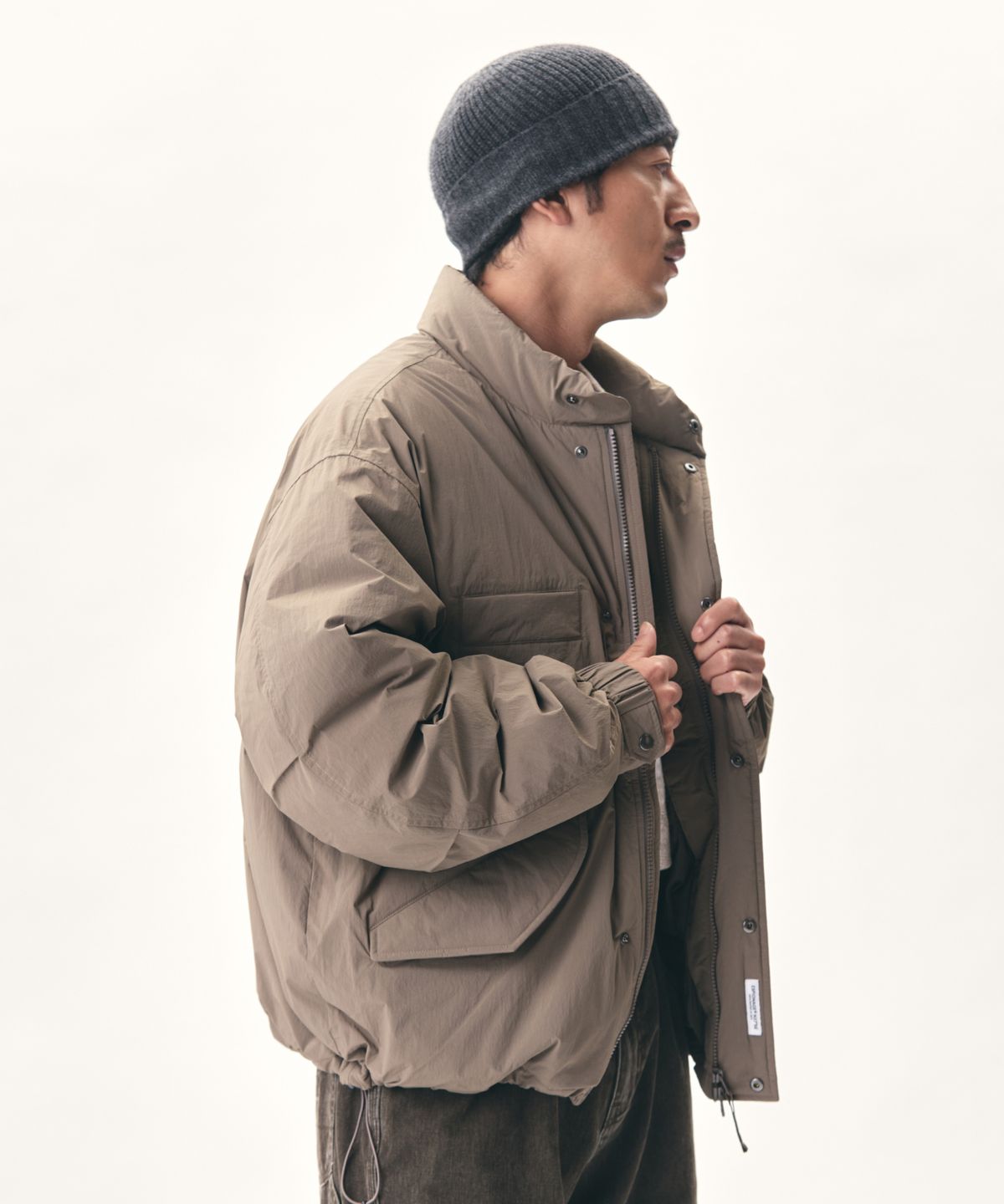 에스피오나지(ESPIONAGE) M65 Down Blouson Parka Taupe