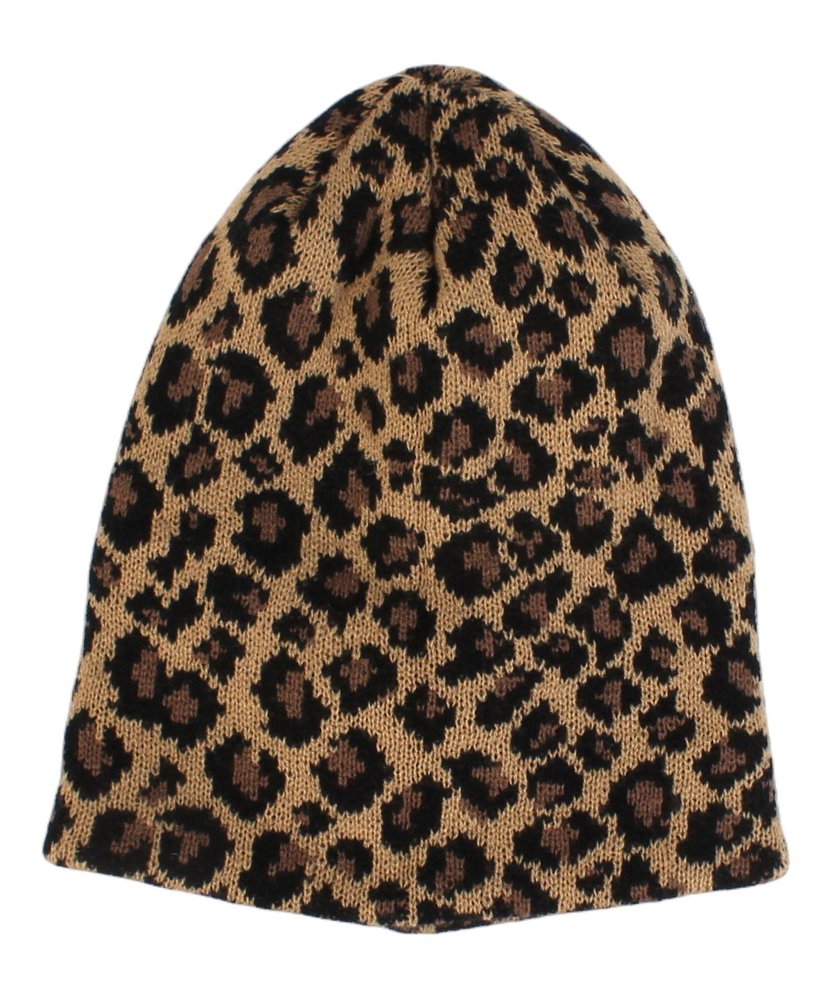 유니버셜 케미스트리(UNIVERSAL CHEMISTRY) Leopard Knit Beige Beanie 호피비니
